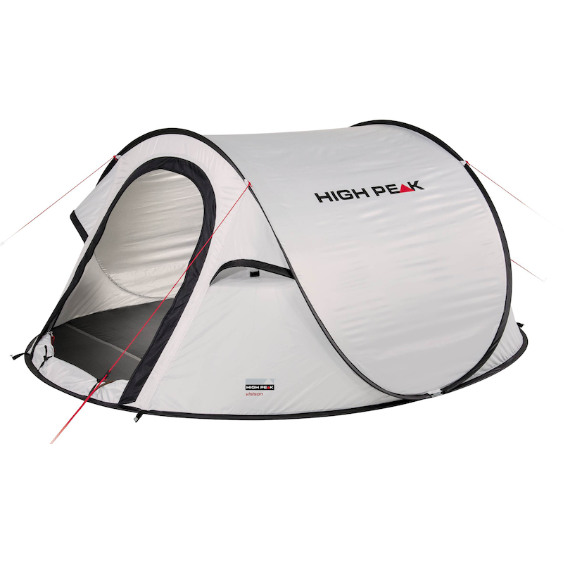 HIGH PEAK Wurfzelt »Pop up Zelt Vision 2« 2 Personen mit Transporttasche pearl