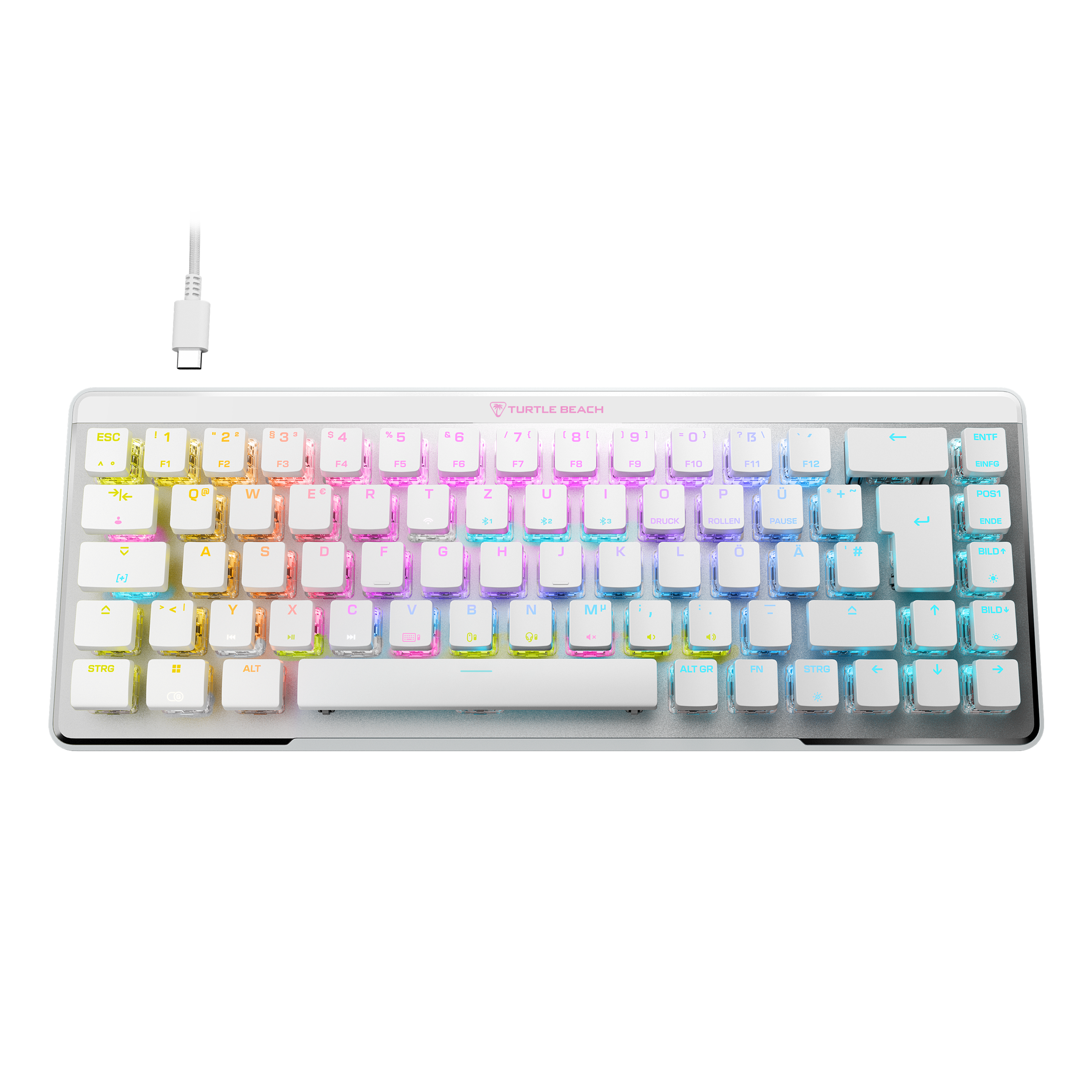 Turtle Beach Gaming-Tastatur »Vulcan II Mini Air, Linear«, (Funktionstasten-Multimedia-Tasten-Profil-Speicher)