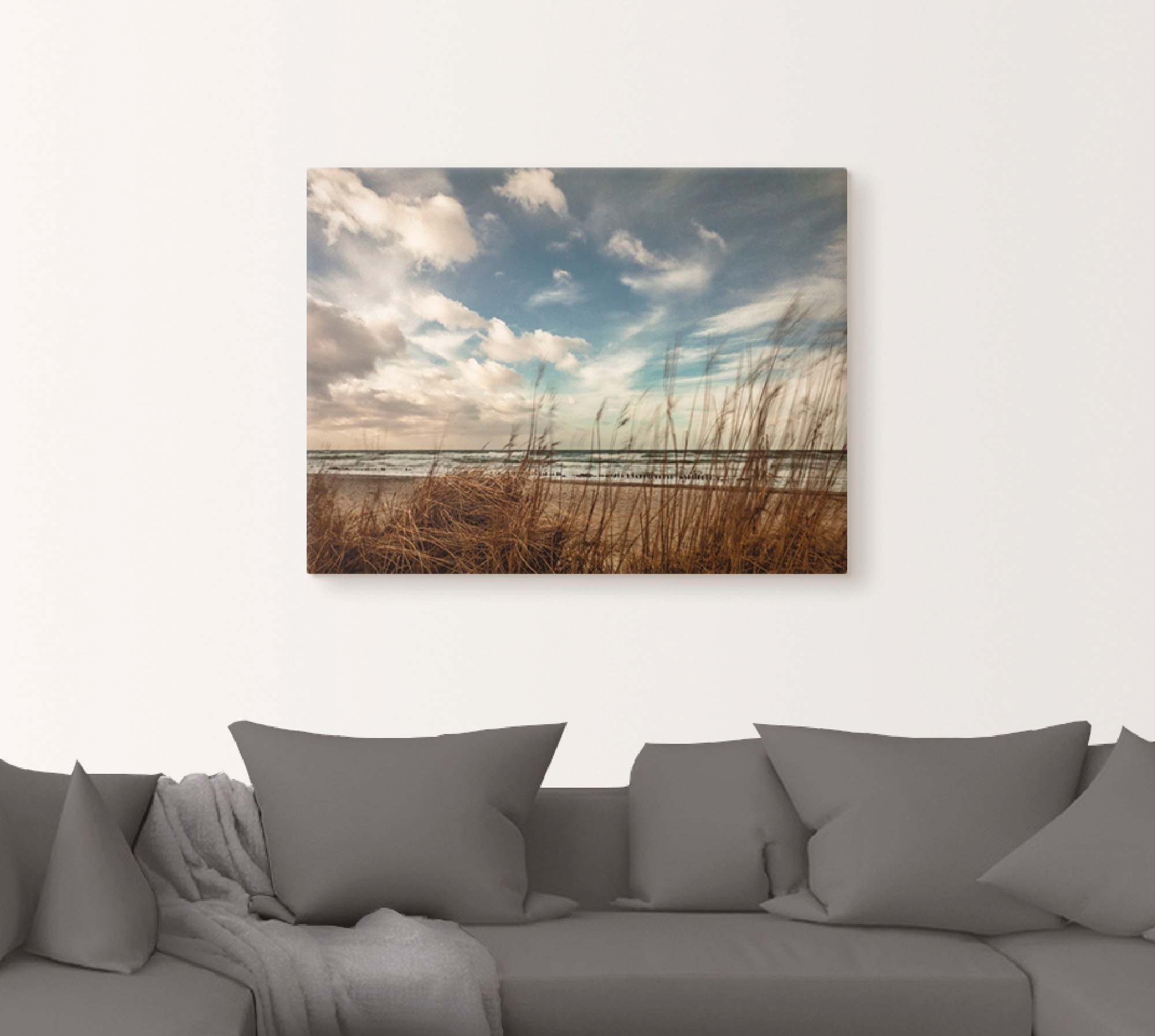 Artland Wandbild »An der Küste der Ostsee«, Gewässer, (1 St.), als Leinwandbild, Poster in verschied. Größen