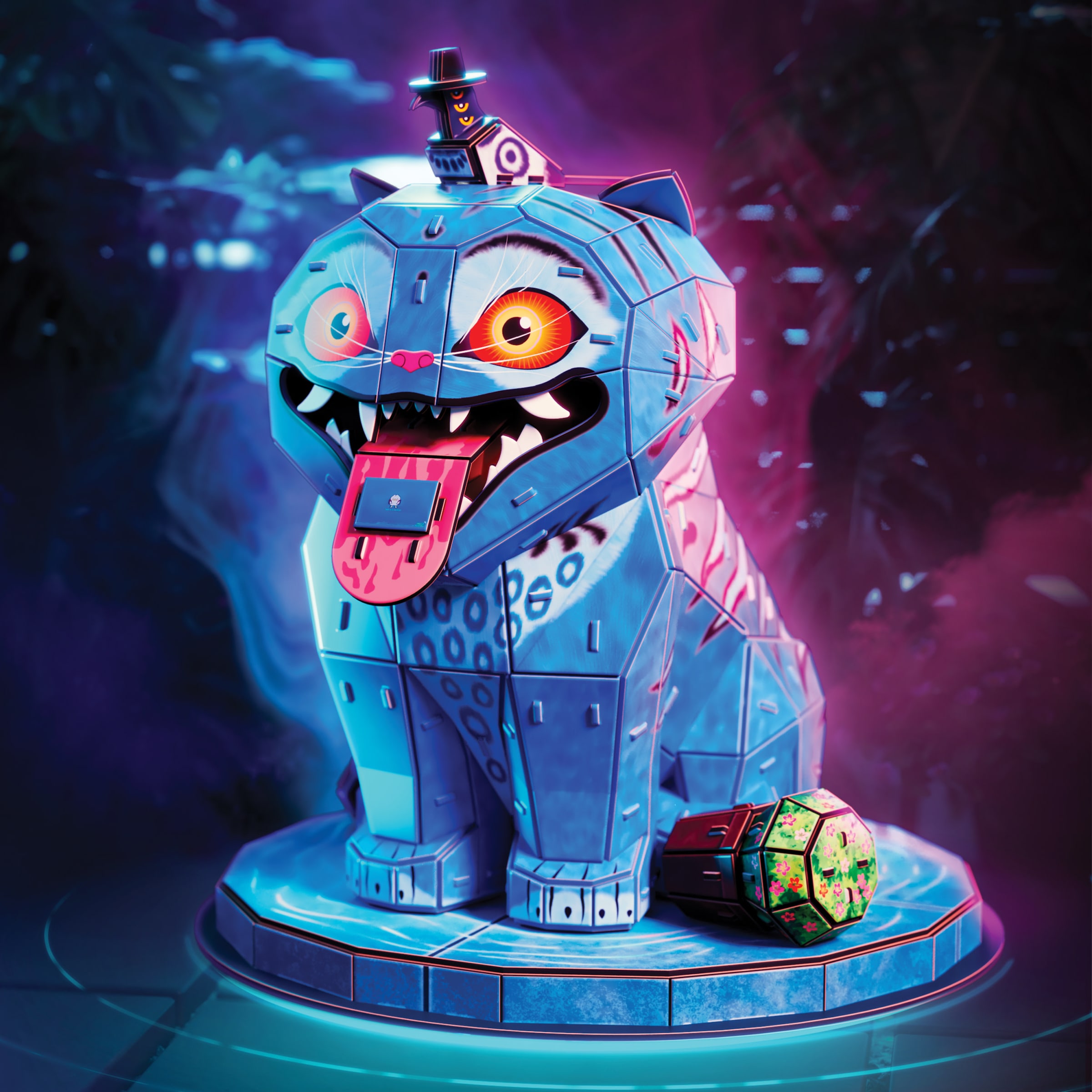 Spin Master 3D-Puzzle »4D Build - K-Pop Demon Hunters - Derpy Tiger und Sussie Vogel«