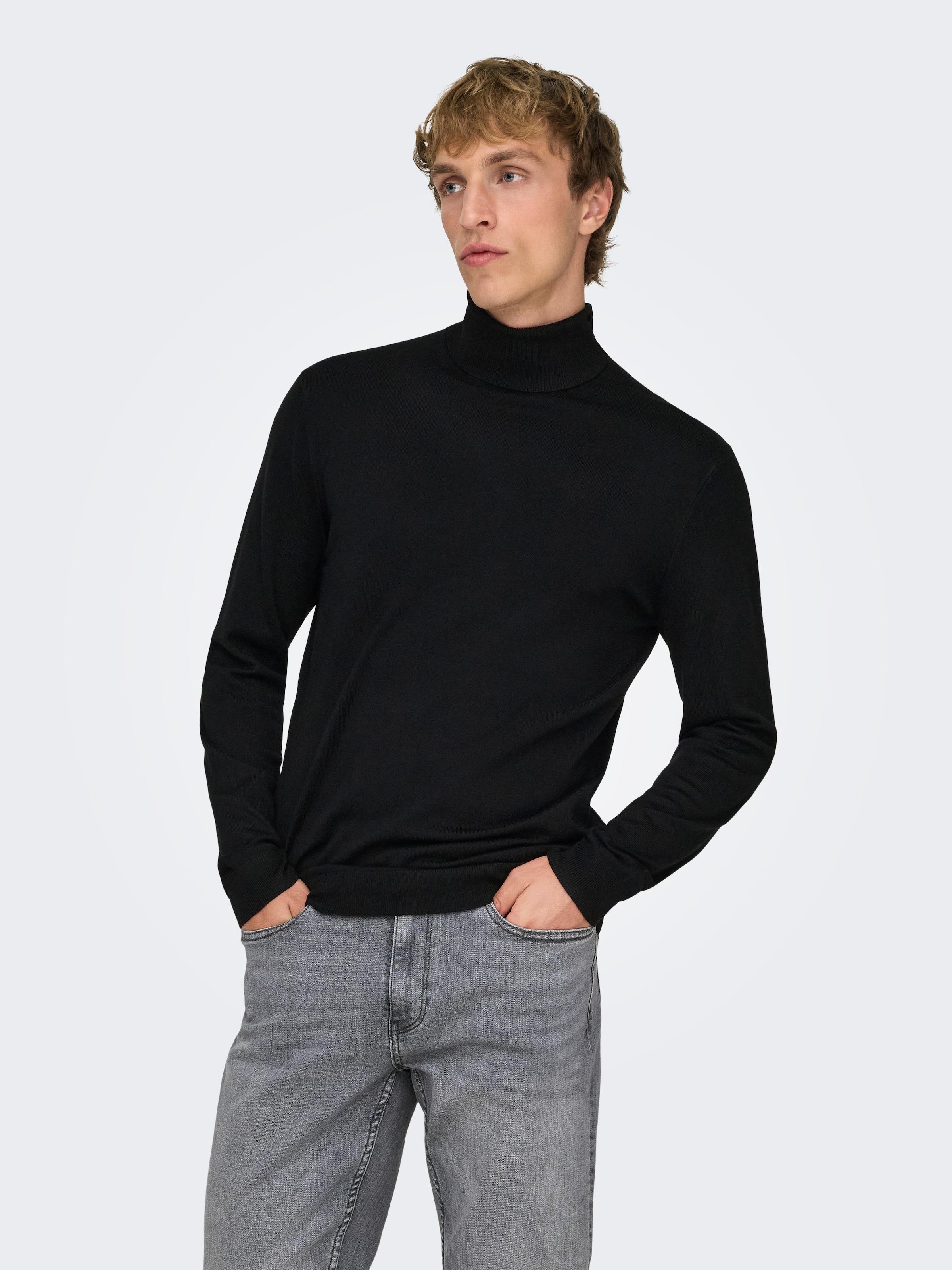ONLY & SONS Rollkragenpullover »ONSWYLER LIFE REG ROLL NECK KNIT NOOS«