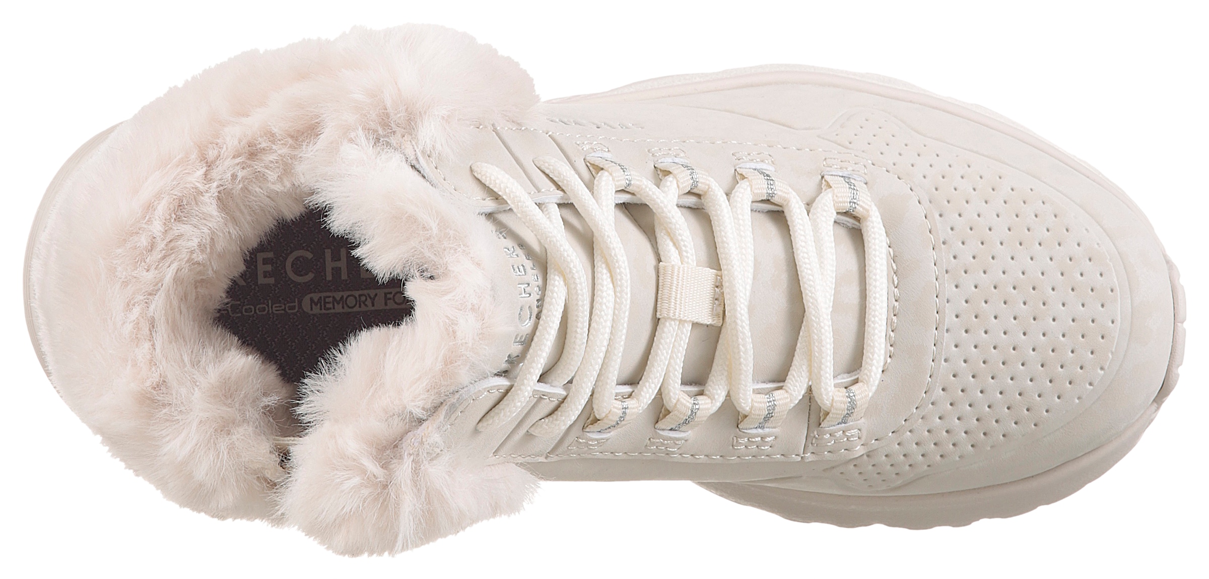 Skechers Winterboots »UNO LITE«, Schnürboots mit Reißverschluss, Größenschablone zum Download