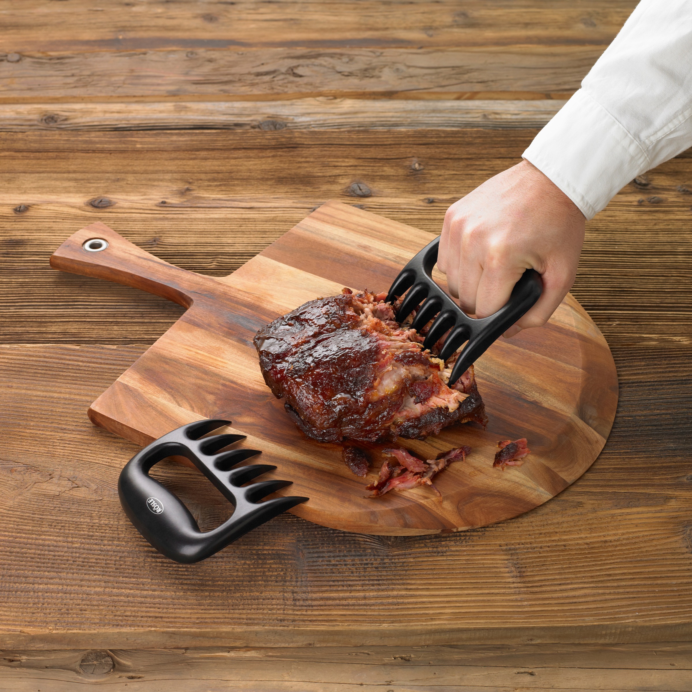 RÖSLE Fleischgabel »Pulled-Pork, 25088« zum Zerteilen von gegartem Fleisch, günstig online kaufen