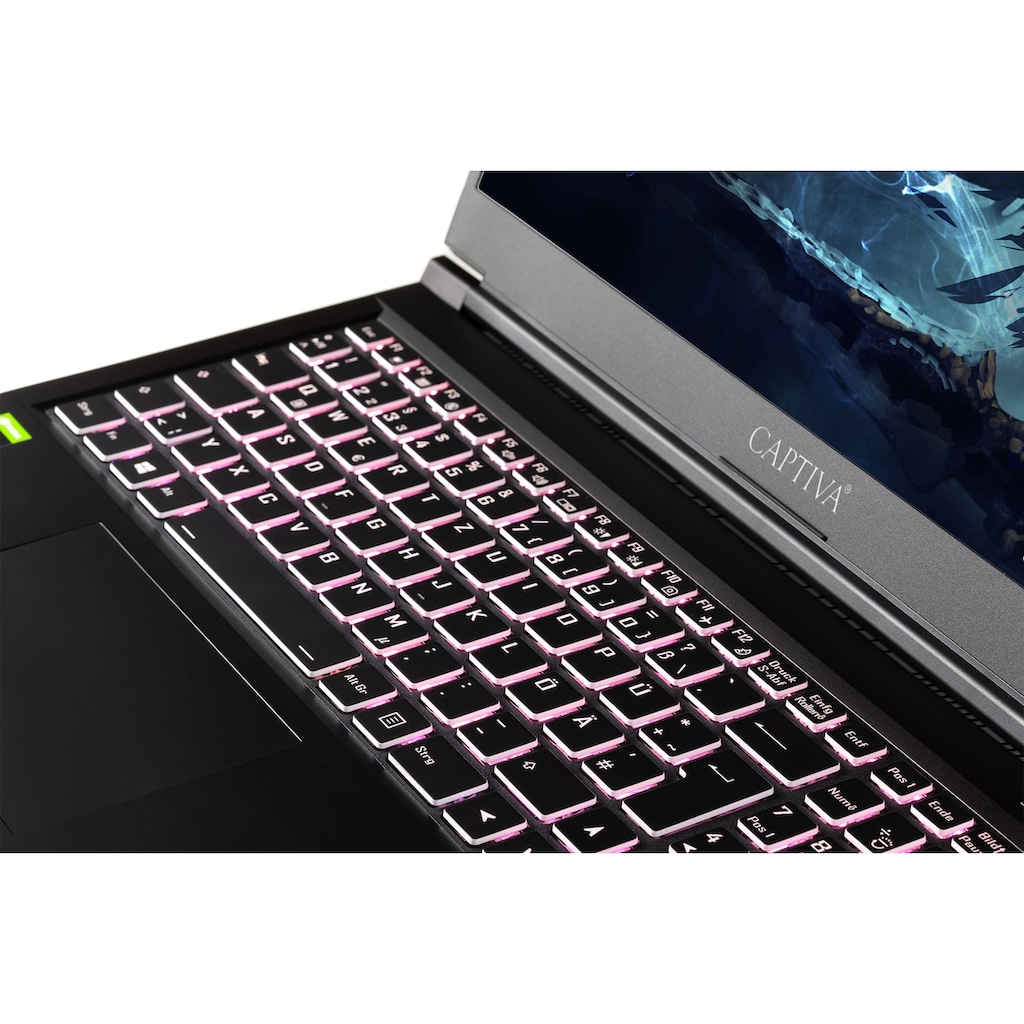 CAPTIVA Gaming-Notebook »Power Starter I63-331«, 39,6 cm, / 15,6 Zoll, Intel, Core i7, GeForce GTX 1650, 500 GB SSD