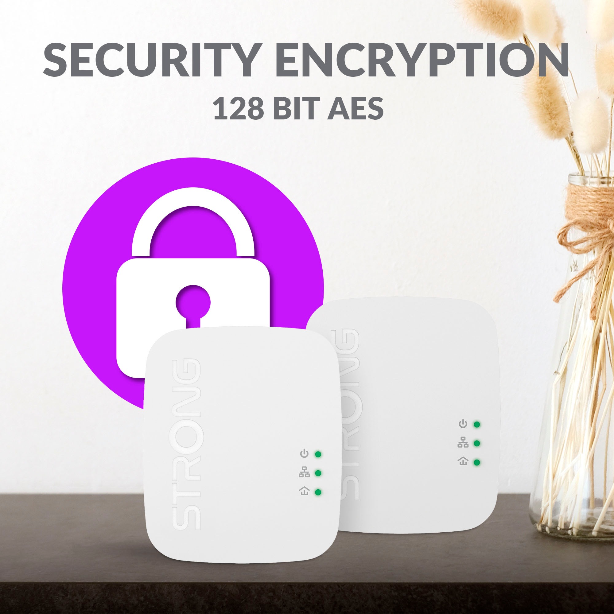 Strong Reichweitenverstärker »Powerline MINI 1000 Mbit/s Set (3 Einheiten)«