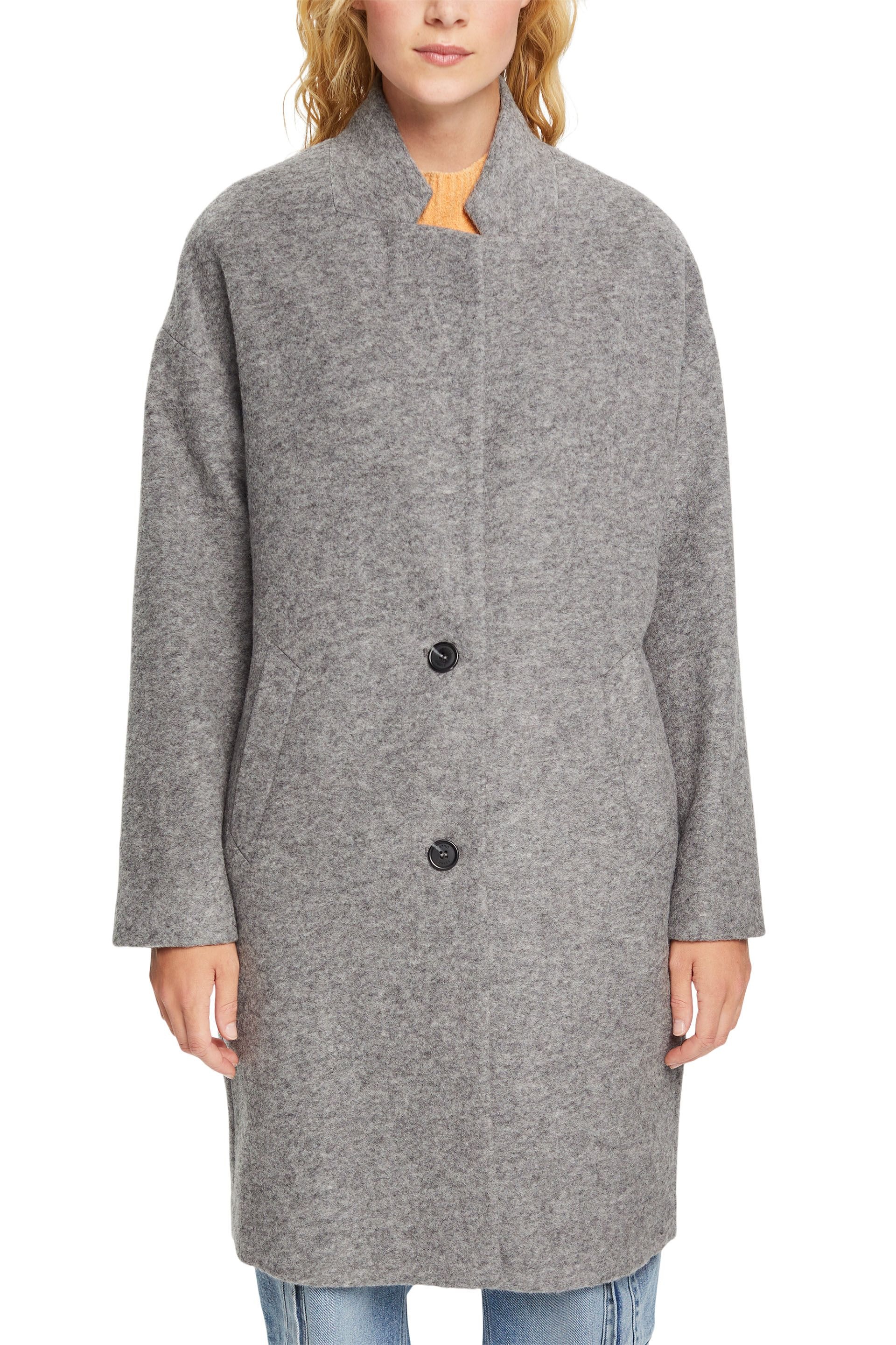 Esprit Wollmantel »Blazermantel, 039/MEDIUM GREY 5« kaufen