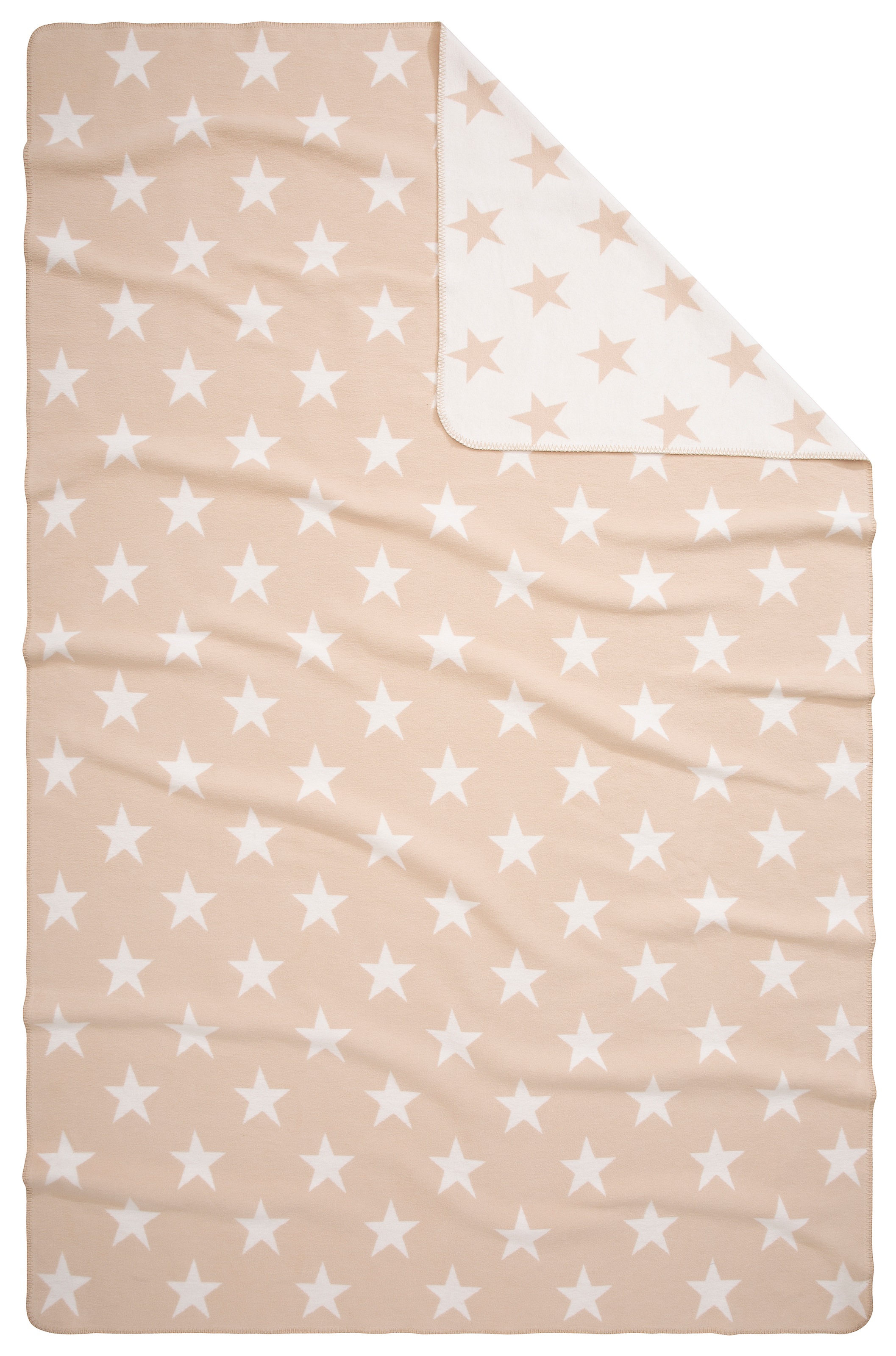 Lüttenhütt Wohndecke »Adina«, mit tollen Sternen, Kuscheldecke, 180 x 140 cm (Länge x Breite)
