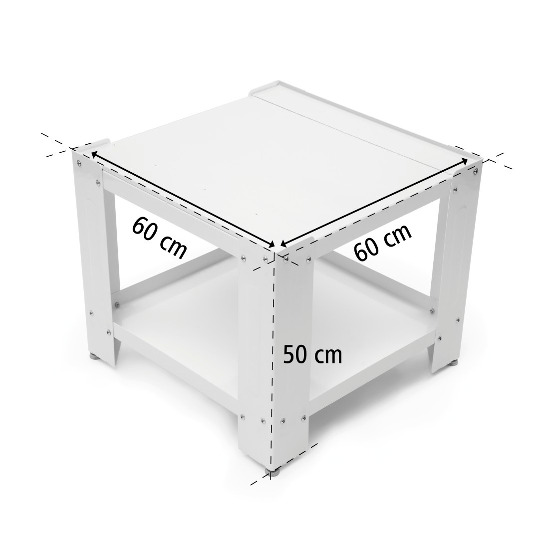 Xavax Unterbausockel »Sockel Untergestell 60 x 60 x 50cm für Waschmaschine Trockner«, höhenverstellbar bis zu 1cm