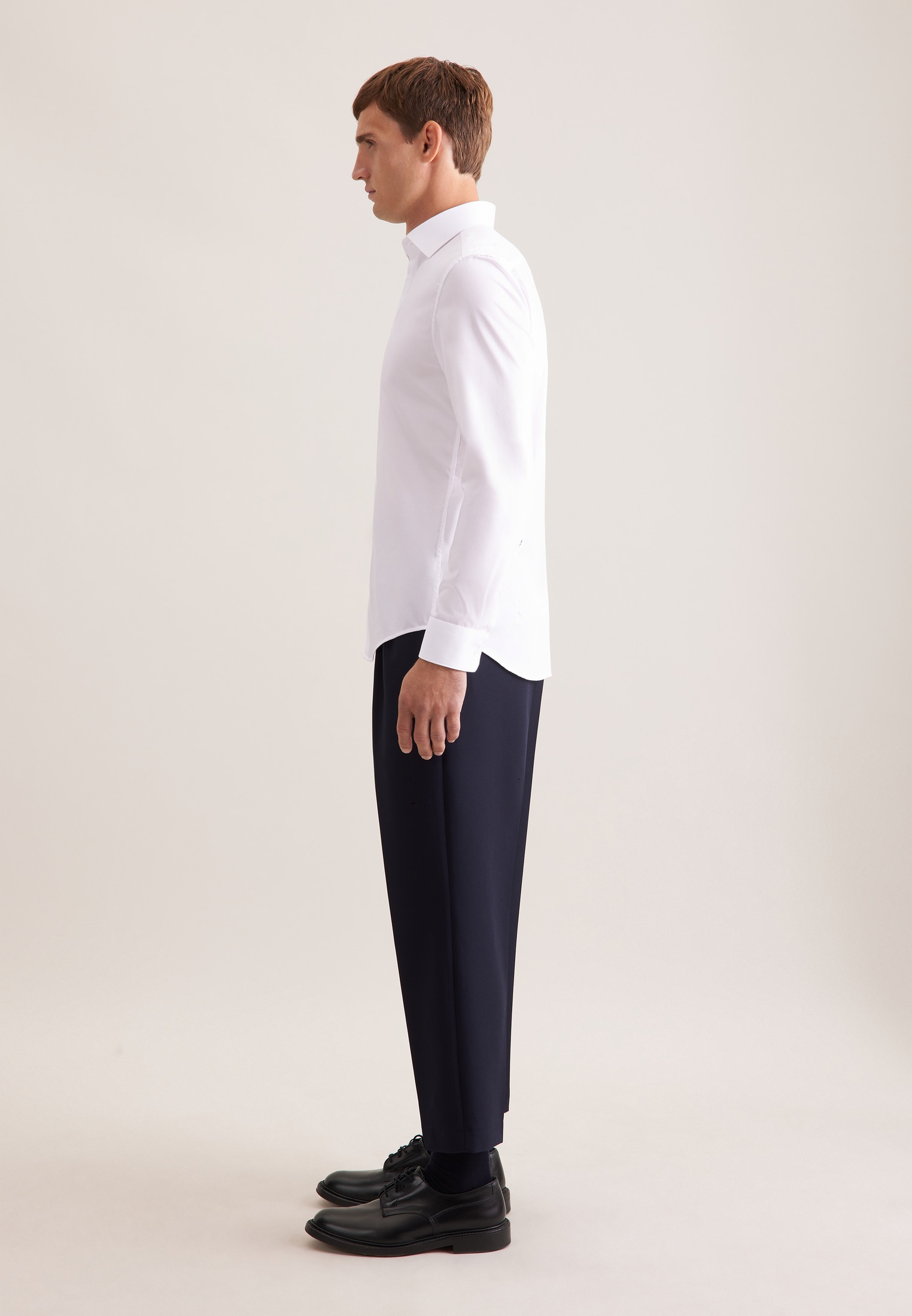 seidensticker Businesshemd »Schwarze Rose« Slim 1/1 Extra lang Kentkragen Uni