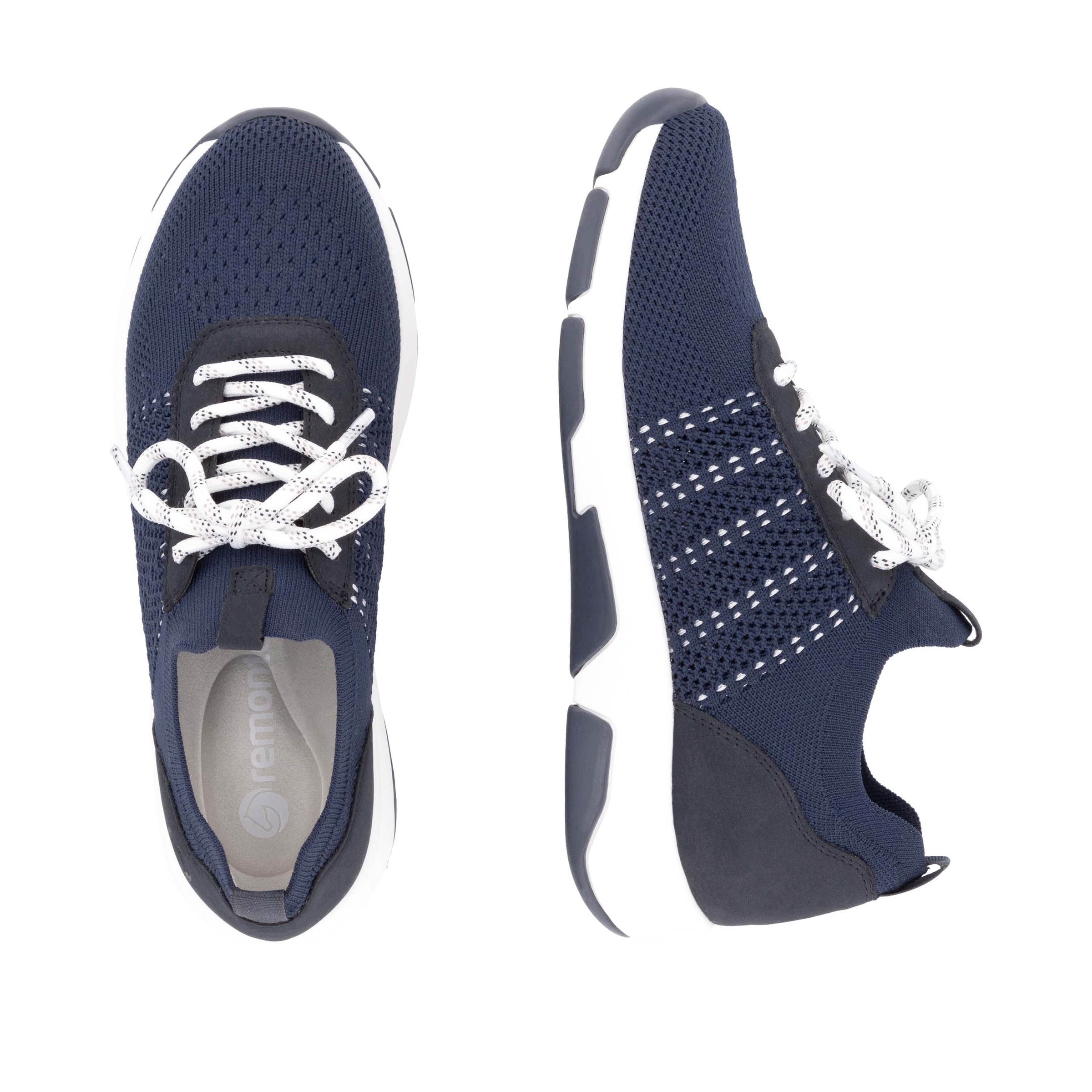 Remonte Slip-On Sneaker, Freizeitschuh, Halbschuh, Slipper, Schlupfschuh mit Anziehlaschen
