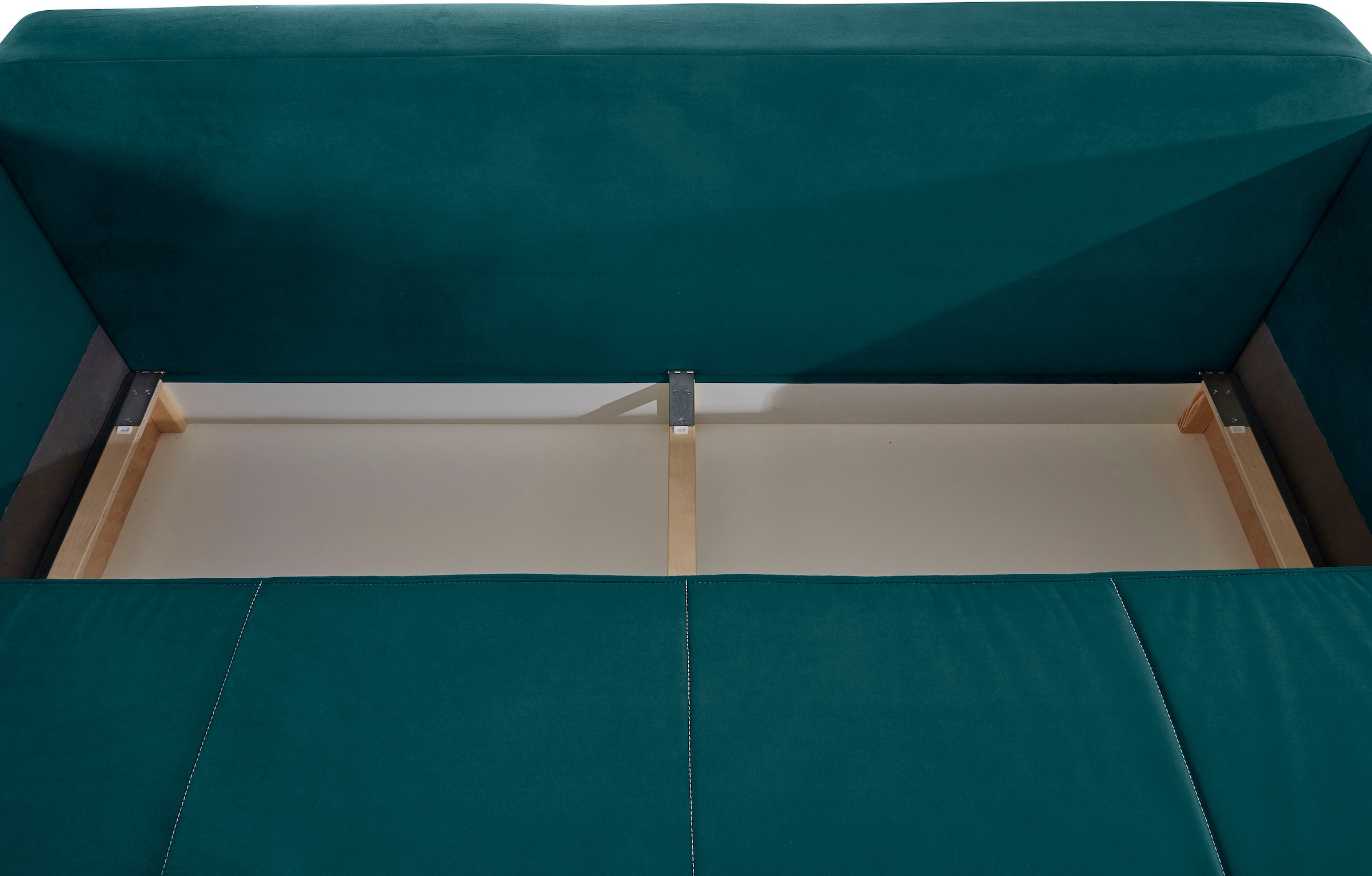 INOSIGN Schlafsofa »Berlin«, mit Boxspringaufbau, Bettfunktion & Bettkasten, Dauerschlafsofa
