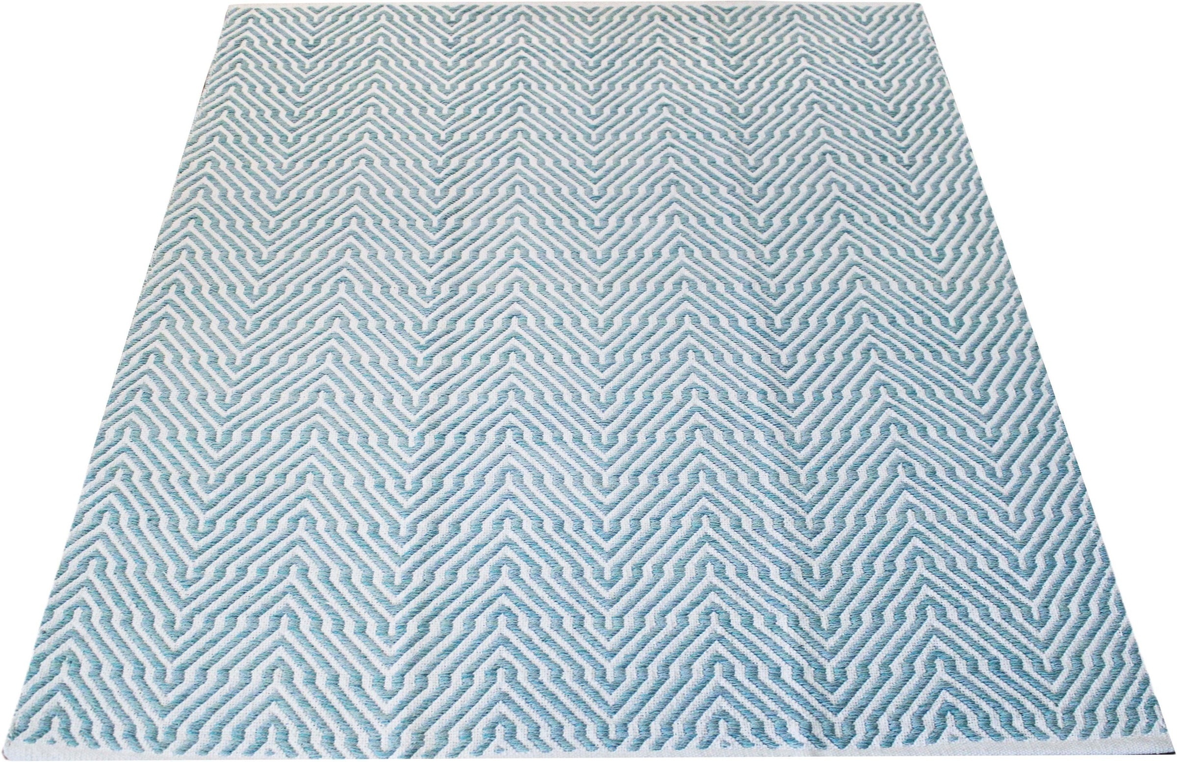 my home Teppich »Hanno«, rechteckig, 7 mm Höhe, flacher Teppich, Kurzflor, günstig online kaufen