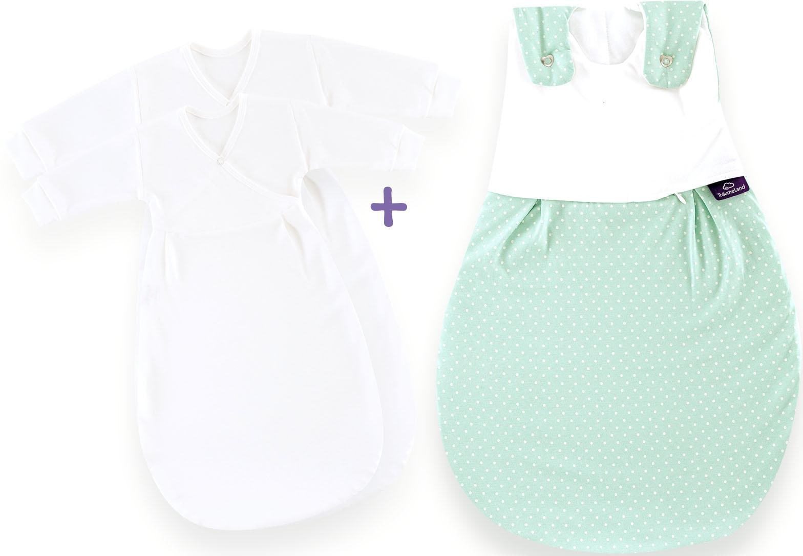 Träumeland Babyschlafsack »Set Pünktchen mint«, (Packung, 3 tlg., 3er-Pack) günstig online kaufen