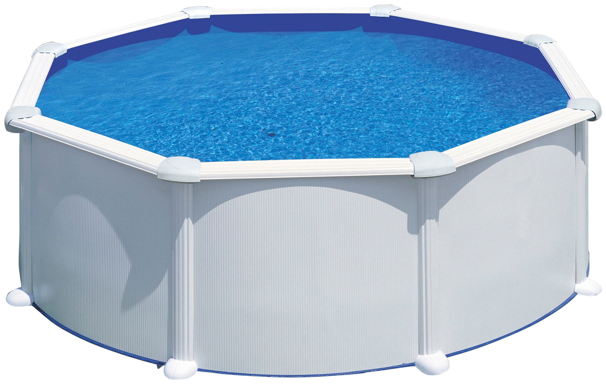 Gre Rundpool »ATLANTIS inkl. Zubehör«, (Set, 5 tlg.), Höhe: 132 cm, in versch. Größen