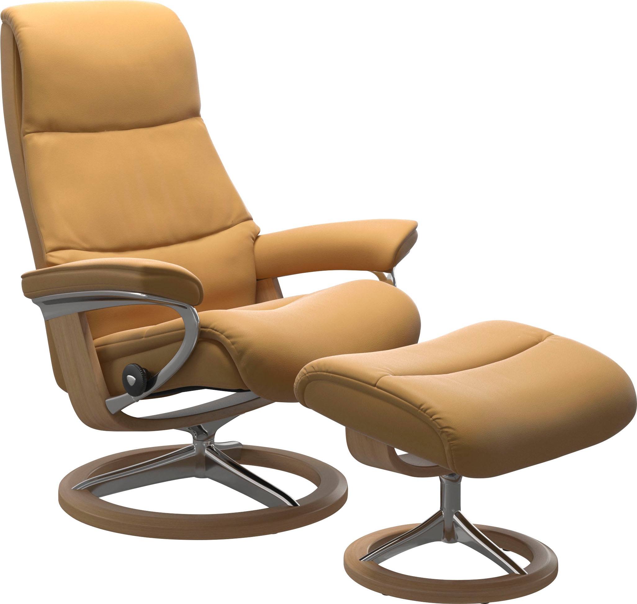 Stressless Relaxsessel "View", (Set, Relaxsessel mit Hocker), mit Signature günstig online kaufen