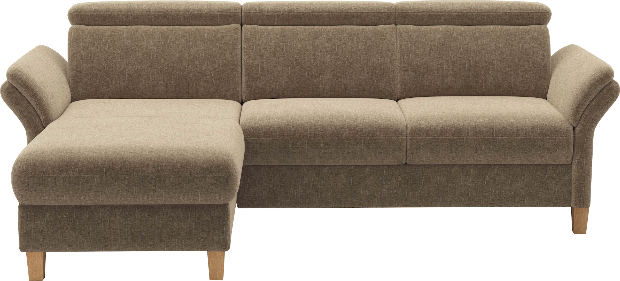 Home affaire Ecksofa »Glendale, L-Form« inkl. Kopfteilverstellung, wahlweis günstig online kaufen