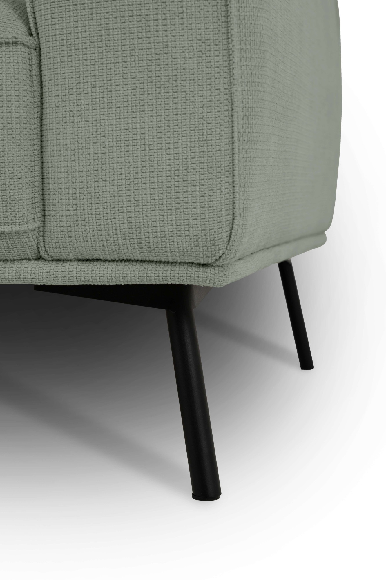 andas Ecksofa »Vosby«, Breite 260 cm, Chenille, mit dekorativer Kedernaht