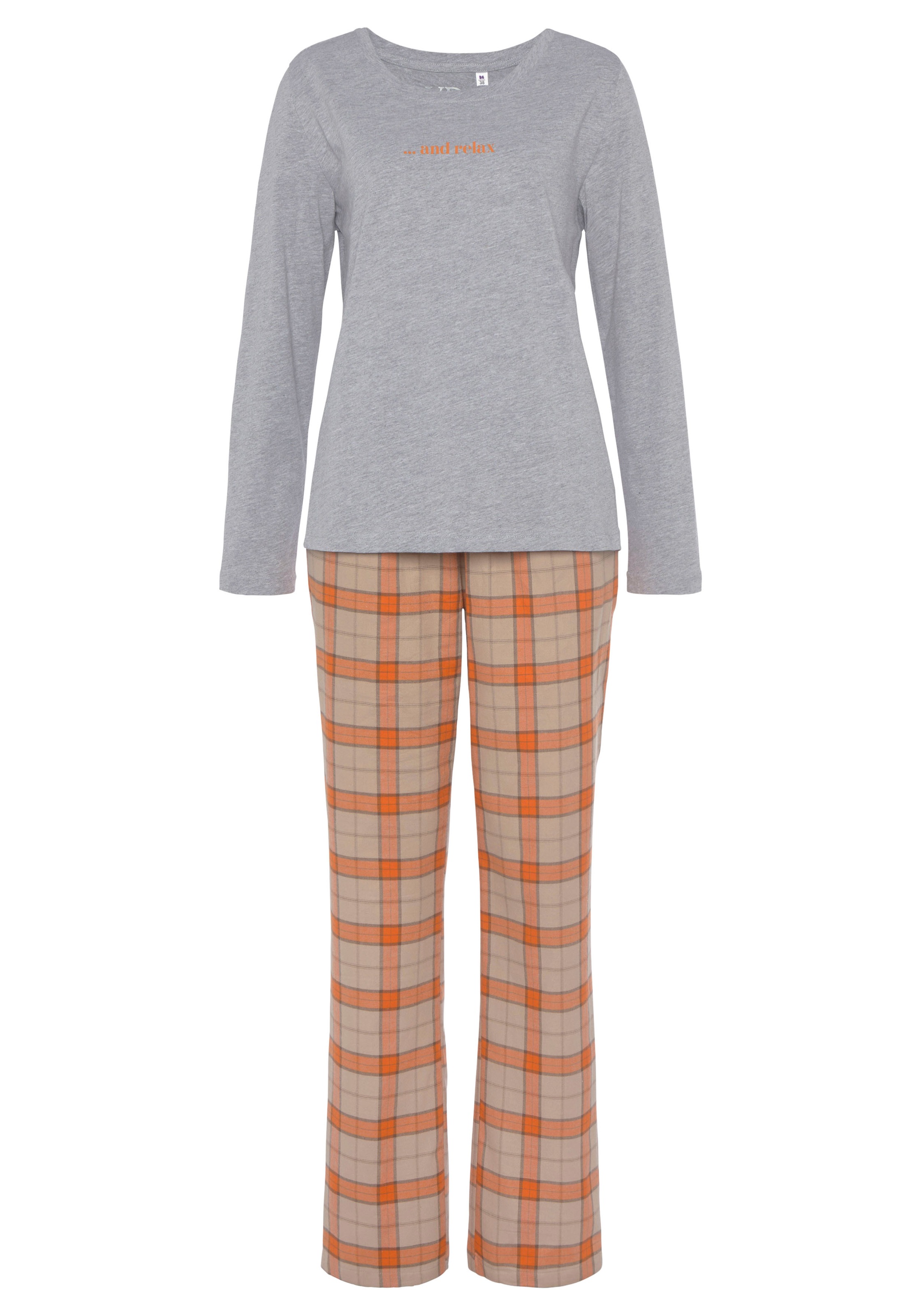 Vivance Dreams Pyjama, (2 weichem Flanell tlg.), online kaufen aus kuschelig
