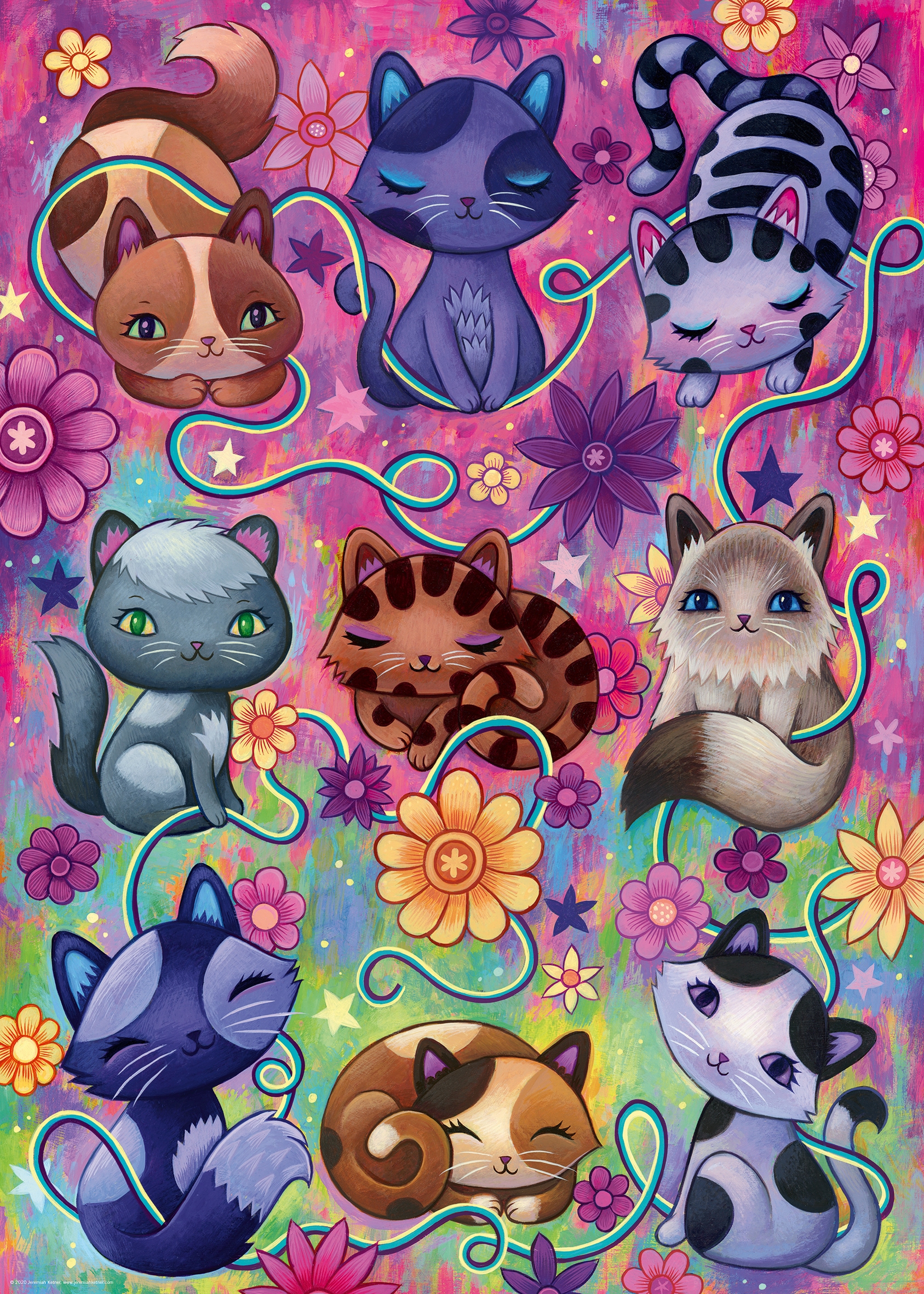 HEYE Puzzle »Kitty Cats / Dreaming«, Made in Germany