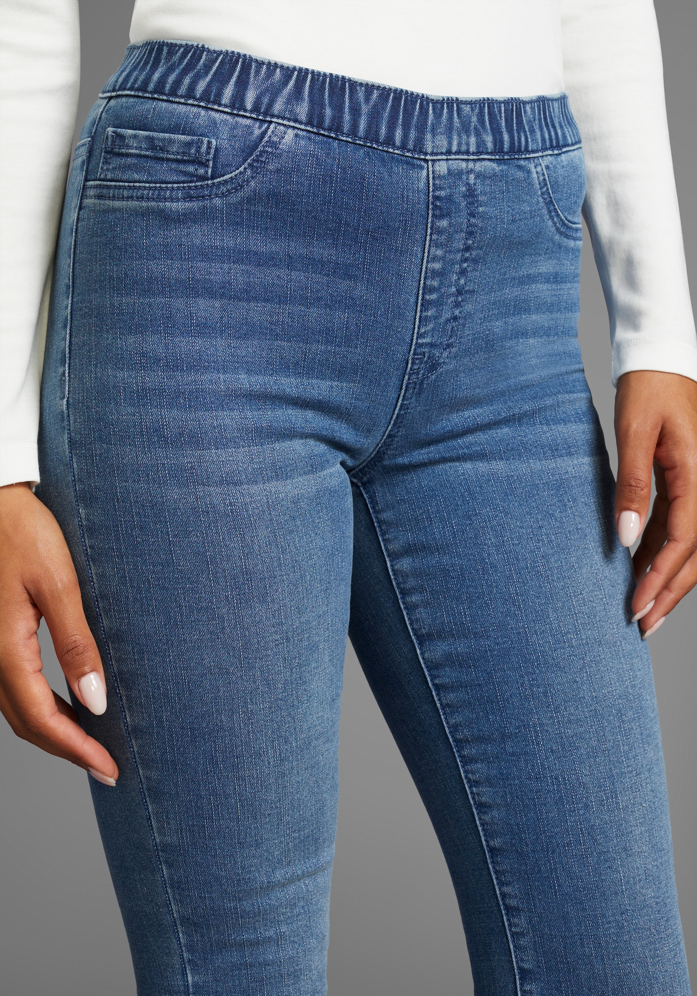 Arizona Jeansjeggings »Bootcut mit leichtem Thermo Effekt«, High Waist