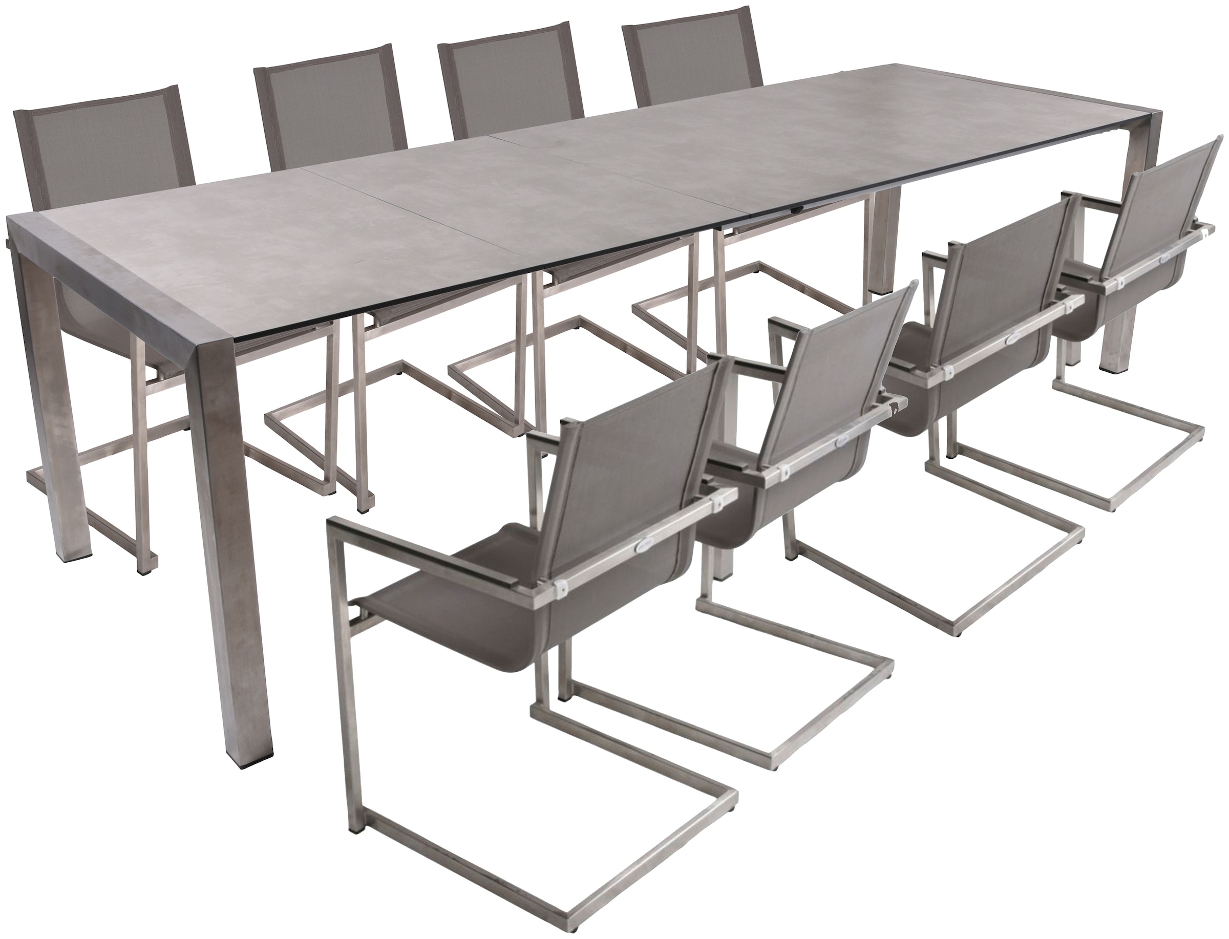 Garden Pleasure Garten-Essgruppe »SIENNA« 9 Stk. tlg. mit ausziehbarem Tisc günstig online kaufen