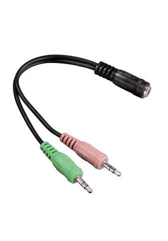 Hama Audio-Adapter »2x3,5-mm-Klinken-Stecker«, 3,5-mm-Klinke zu 3,5-mm-Klinke, 10 cm,... kaufen