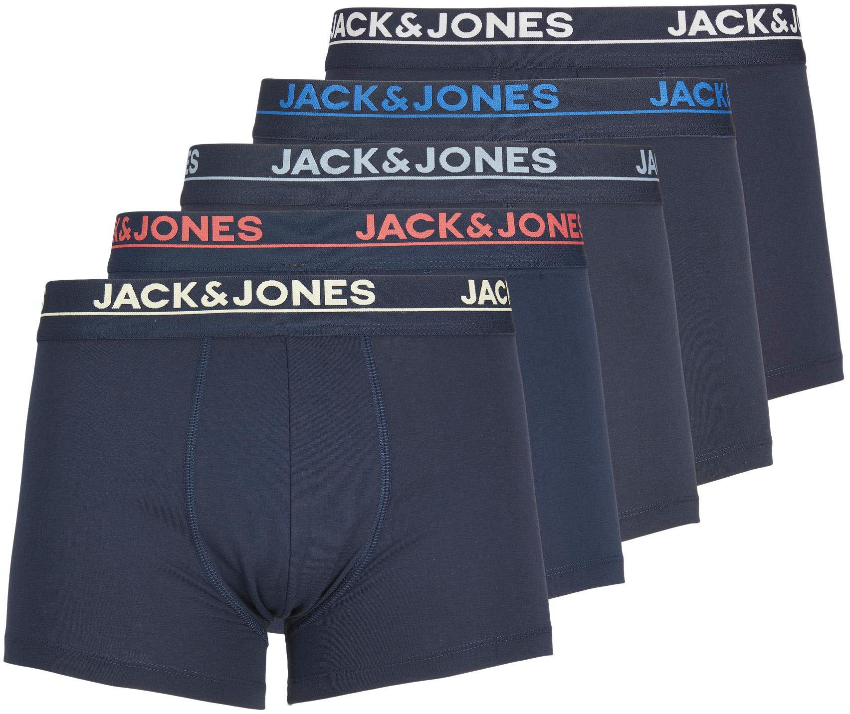 Jack & Jones Boxershorts »JACDAVIS TRUNKS 5 PACK«, (Packung, 5 St.) kaufen