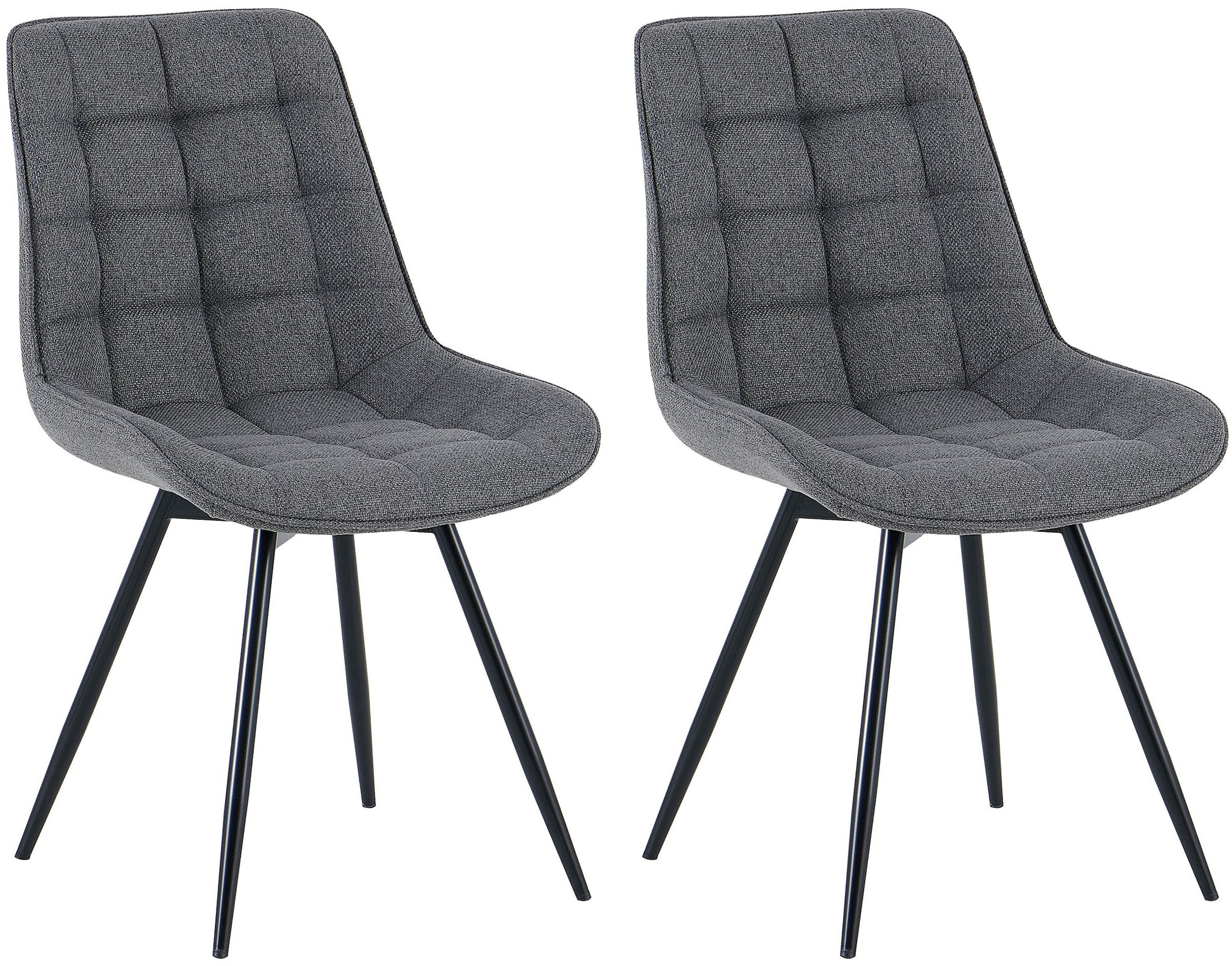 OTTO home Esszimmerstuhl »Catania« (Set) 2 Stk.bequemer Stuhl, 360 Grad drehbar in verschiedenen Stoffen und Farben.