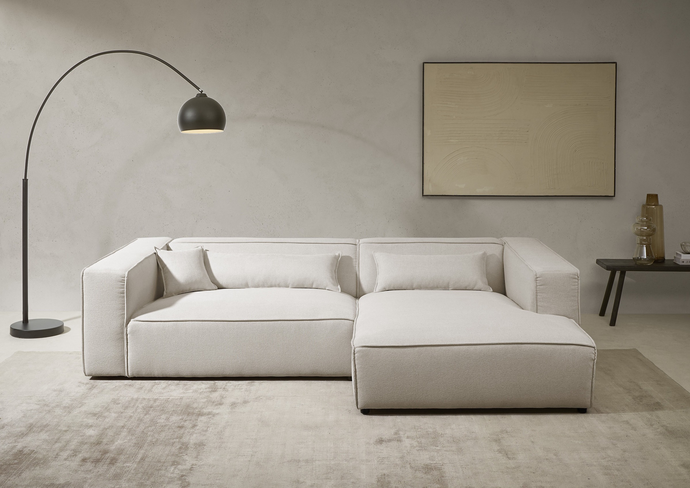 LeGer Home by Lena Gercke Ecksofa »PIARA XXL, Big-Sofa in Cord oder Leineno günstig online kaufen