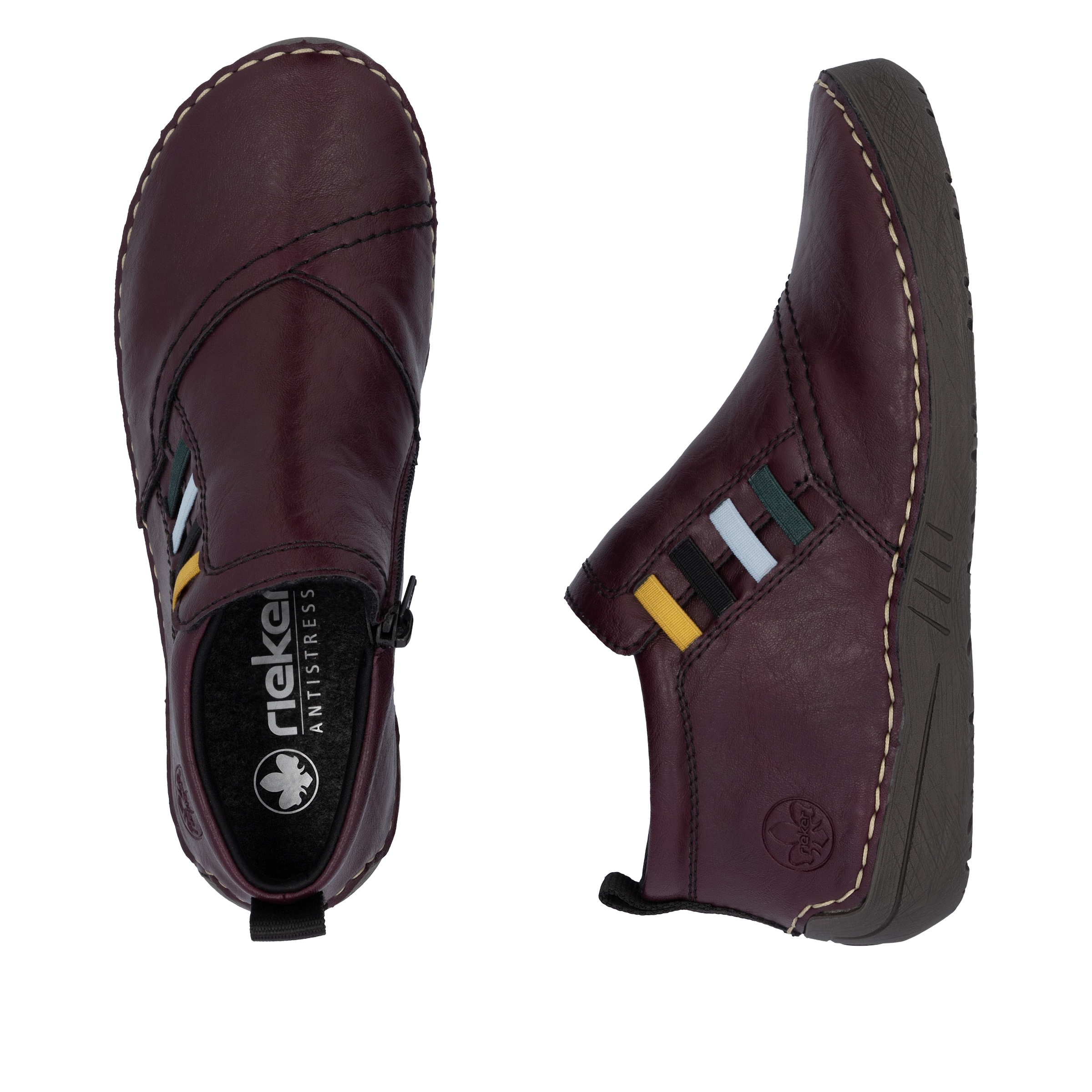 Rieker Sneakerboots, Casual-Boots, Stiefelette, Schlupfboots mit Innenreißverschluss