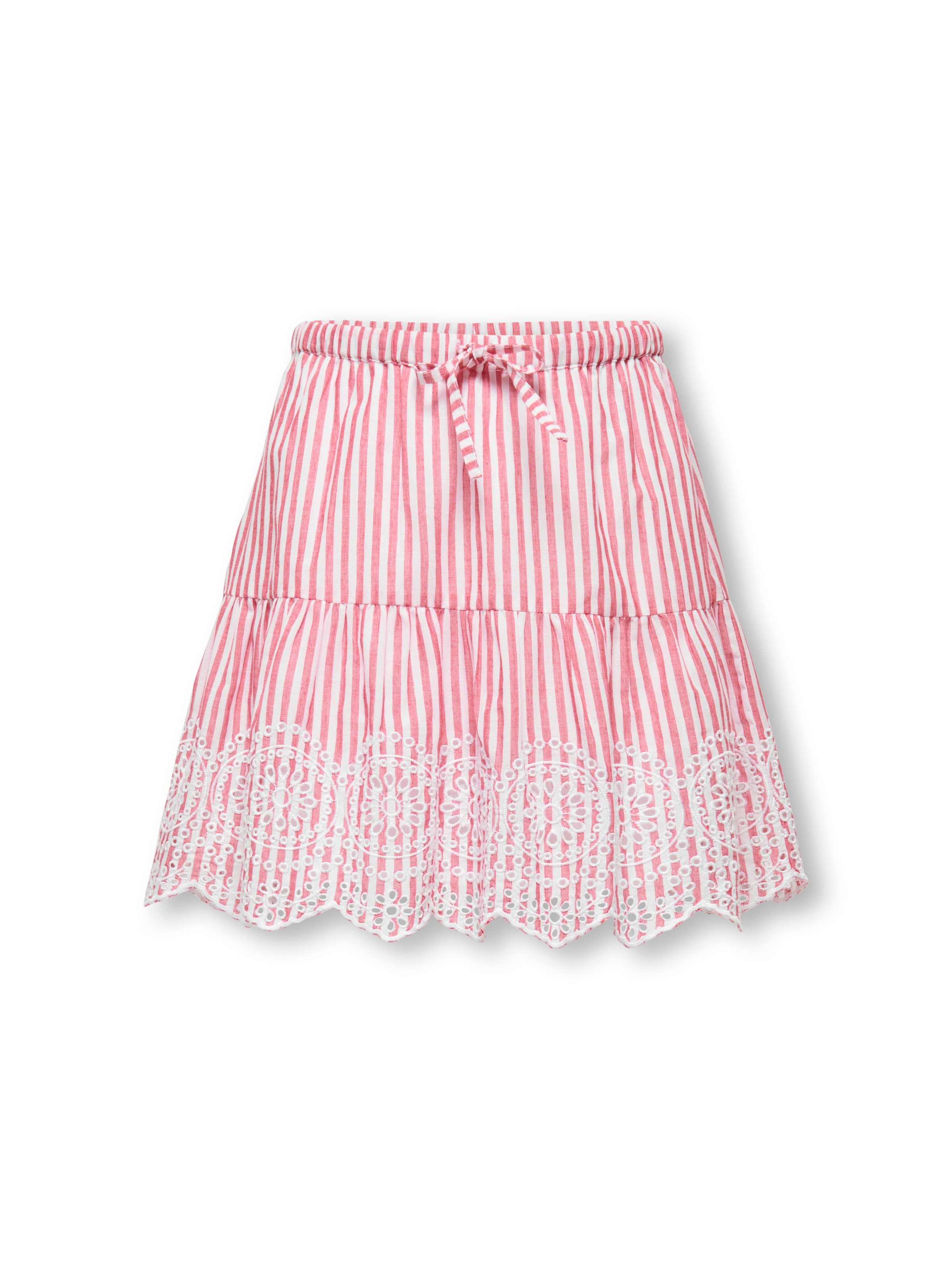 KIDS ONLY Volantrock »KOGBONDI LIFE EMB SKIRT WVN« 1 mit Spitzenkante