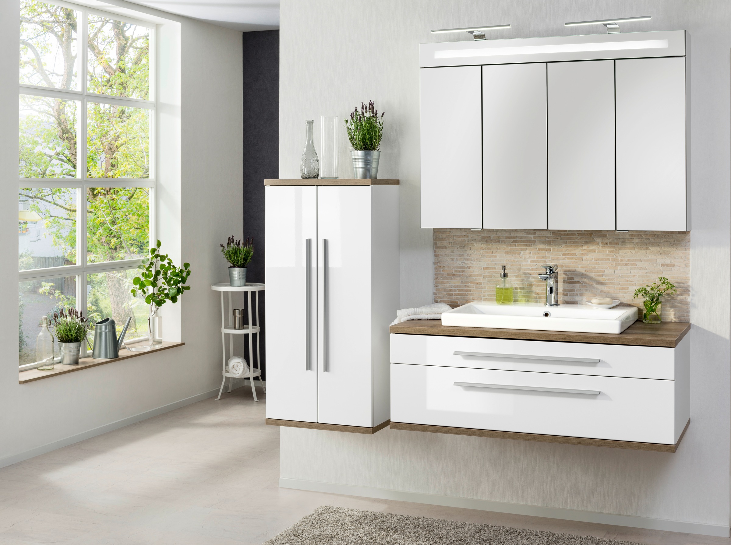 FACKELMANN Waschtisch »Waschplatz-Set STANFORD« 2 tlg. 2-teilig günstig online kaufen