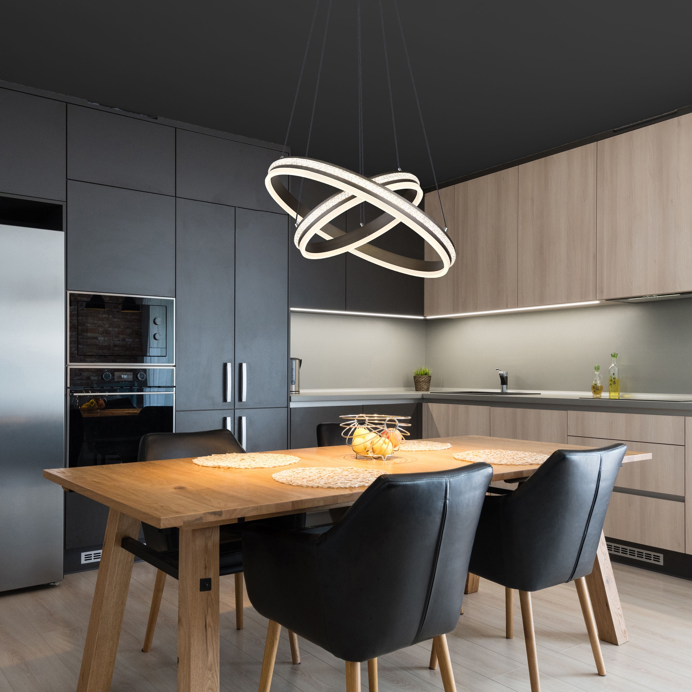 GLOBO LIGHTING LED Pendelleuchte »GROUNI« LED-Modul Hängelampe/Hängeleuchte günstig online kaufen