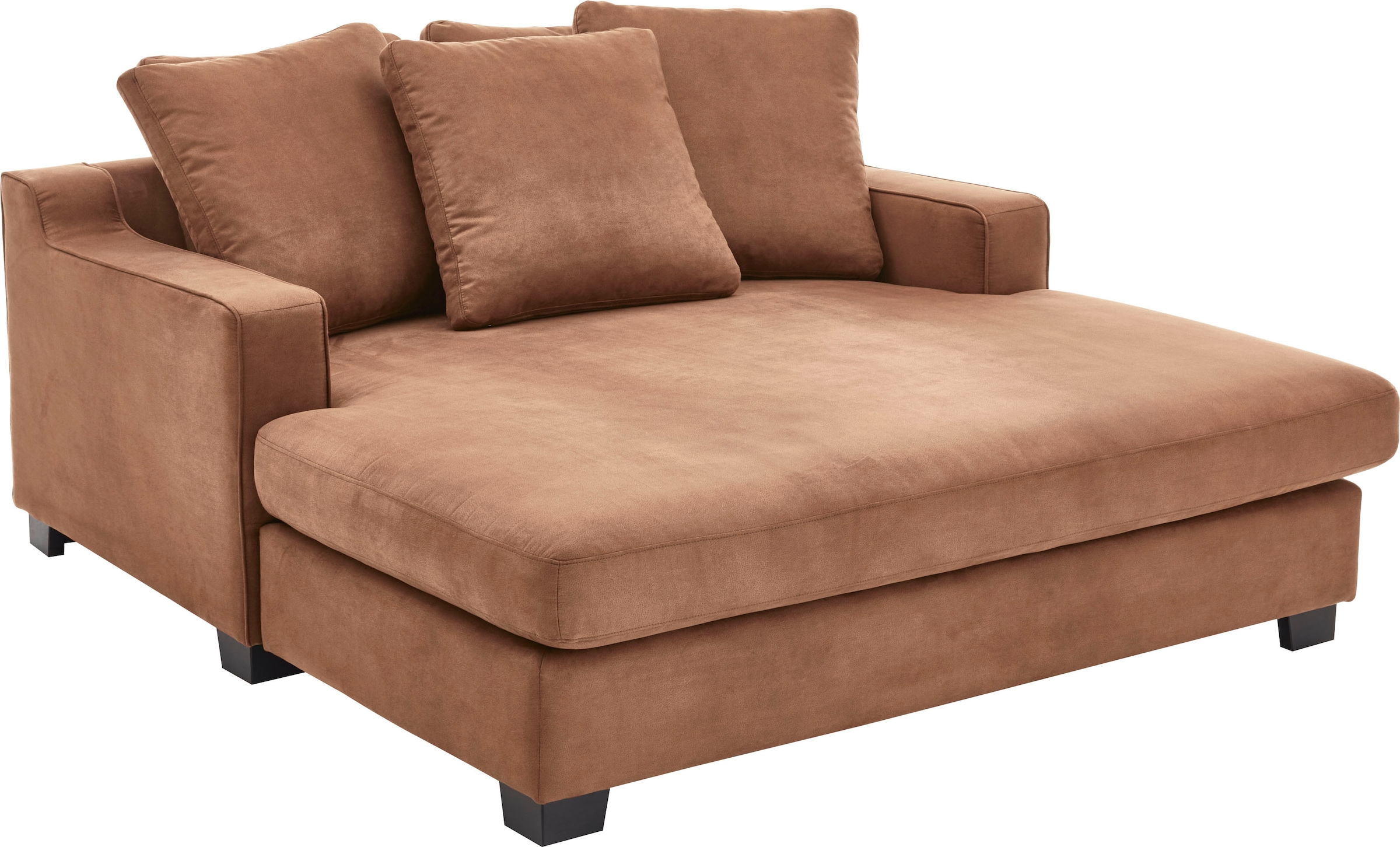 ATLANTIC home collection XXL-Sessel »Nobel«, Megasessel, Loveseat, inkl. 5 Rückenkissen, frei im Raum stellbar