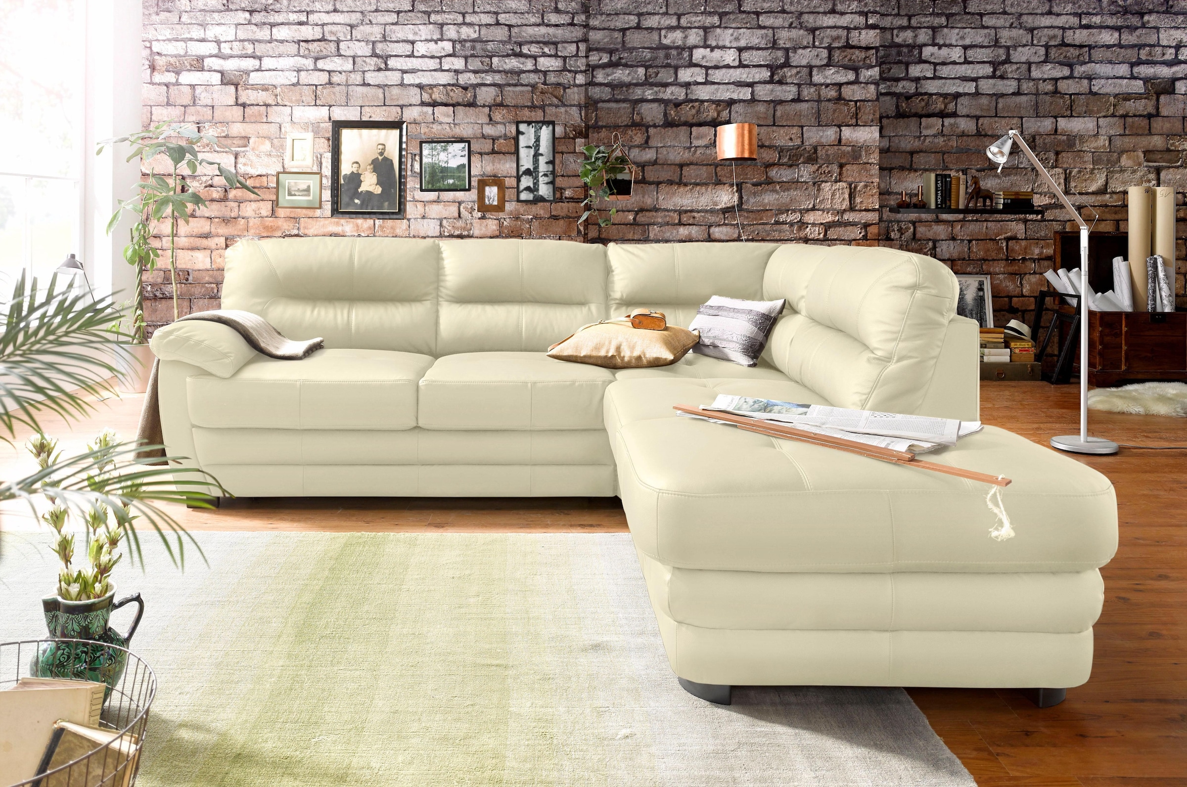 COTTA Polstergarnitur »Royale L-Form«, (Set), Set bestehend aus: Ecksofa & günstig online kaufen