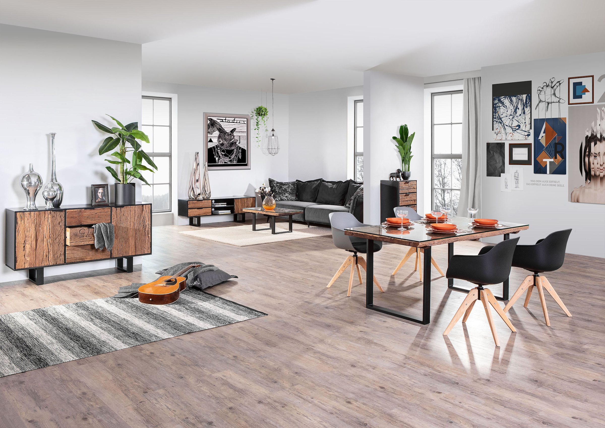 Gutmann Factory Kommode »Magic«, aus recyceltem Altholz
