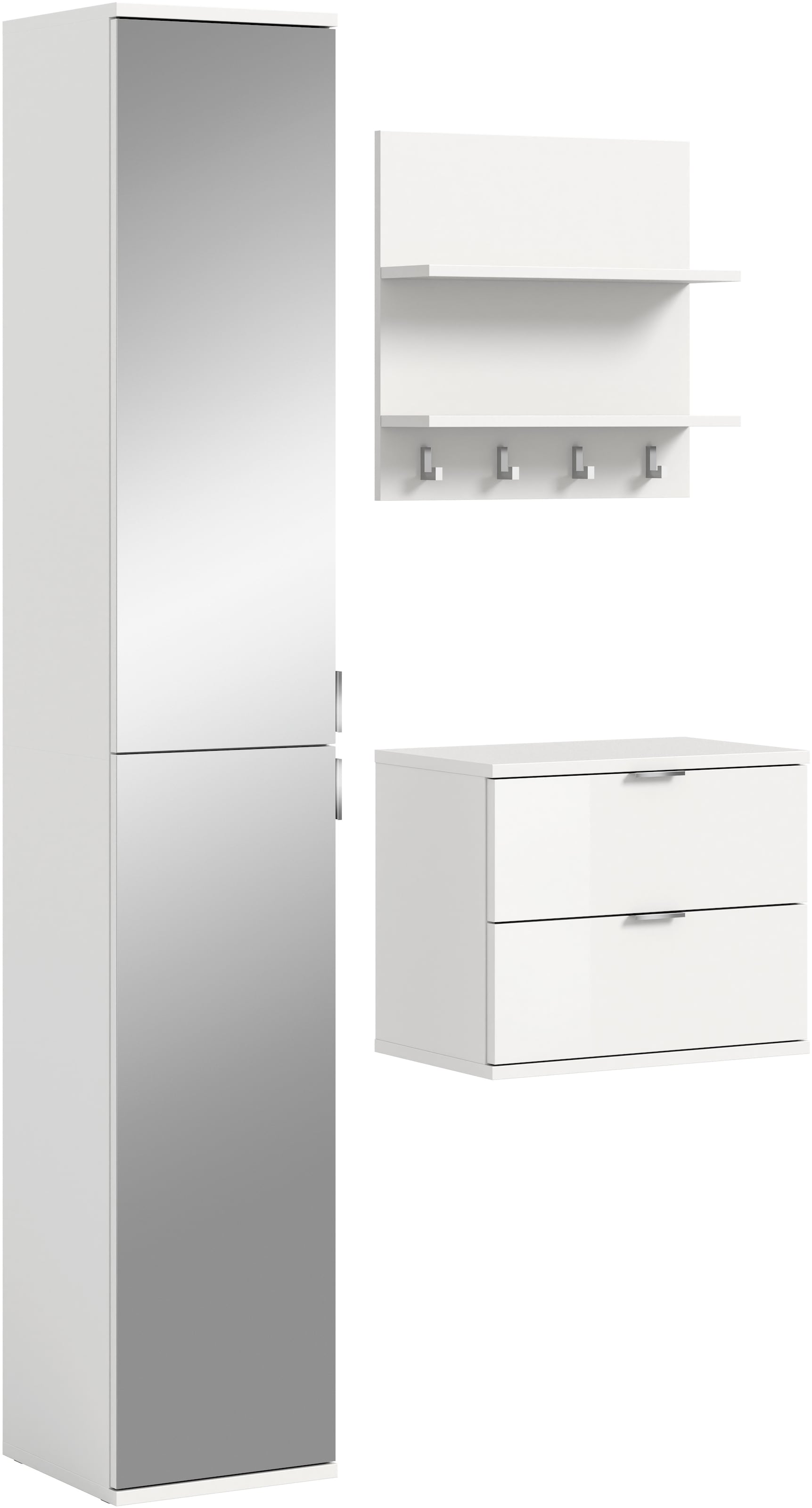 INOSIGN Garderoben-Set »Trondheim, Garderobenset 3-tlg. Breite 82 cm,« 3 St günstig online kaufen