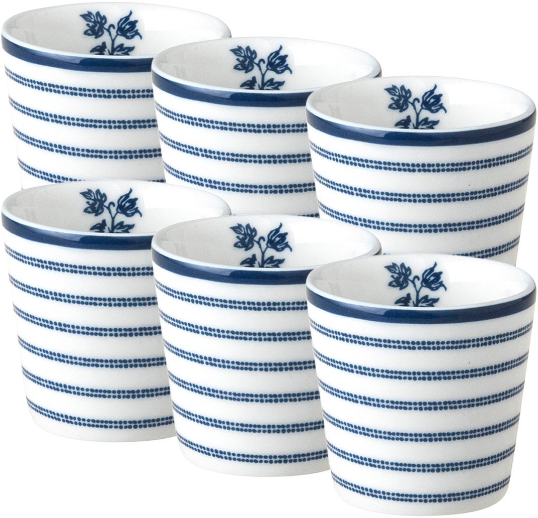 LAURA ASHLEY BLUEPRINT COLLECTABLES Eierbecher »Candy Stripe«, (Set, 6 tlg. günstig online kaufen