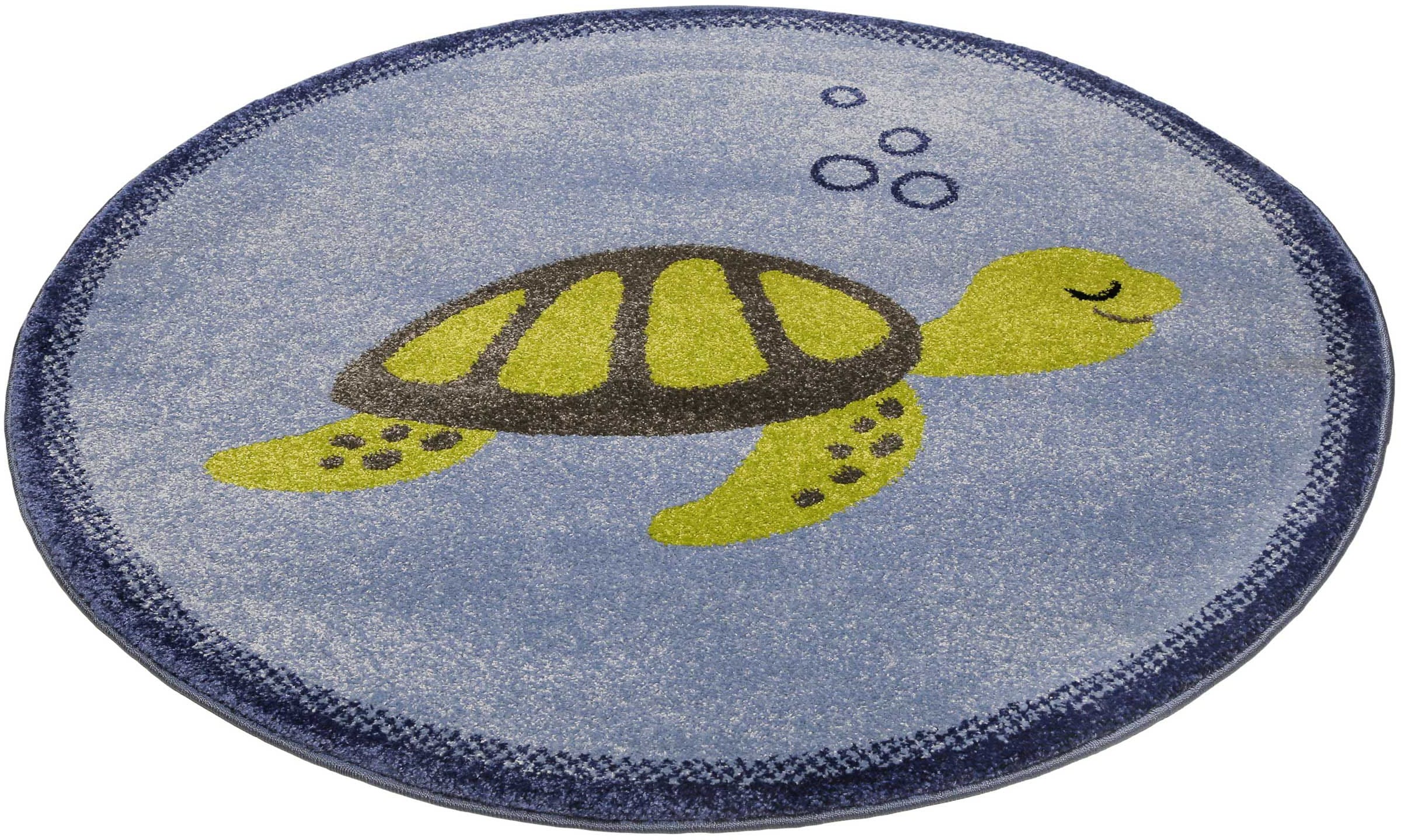 Esprit Kinderteppich »Turtle ESP-40170«, rund, 13 mm Höhe, Kurzflorteppich günstig online kaufen