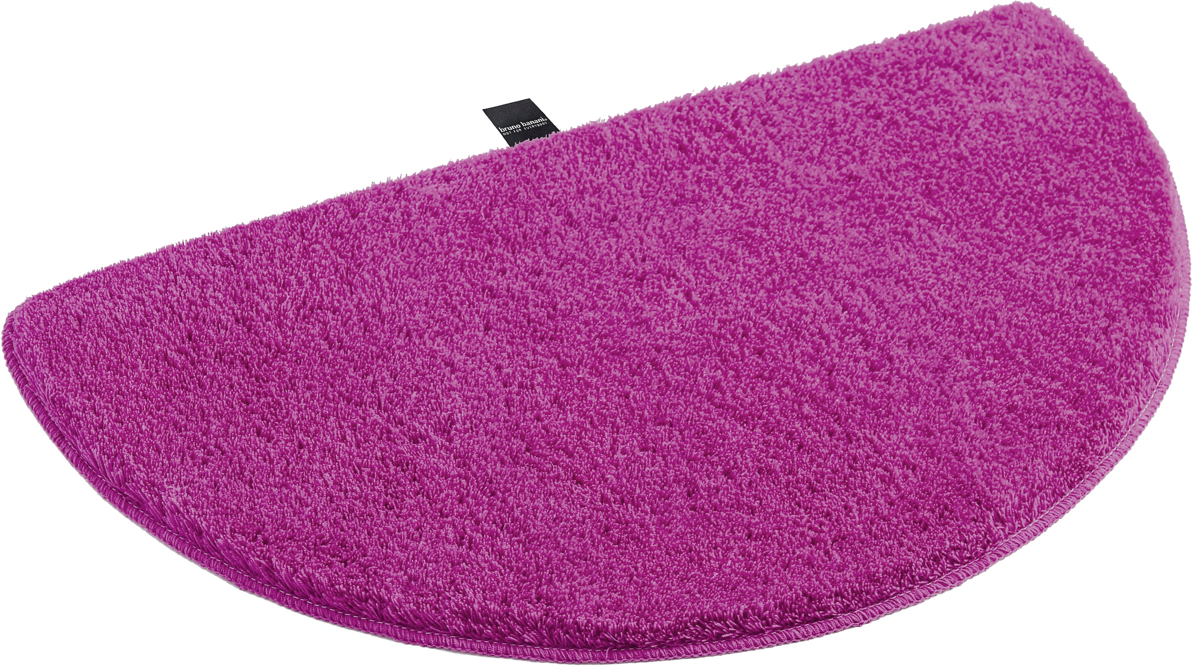 Bruno Banani Badematte »Lana, Badvorleger, Badezimmer Teppich«, rutschhemmend beschichtet, fußbodenheizungsgeeignet-schnell trocknend-strapazierfähig, Badteppich, Badematten, unifarben, auch als 3 teiliges Set & rund