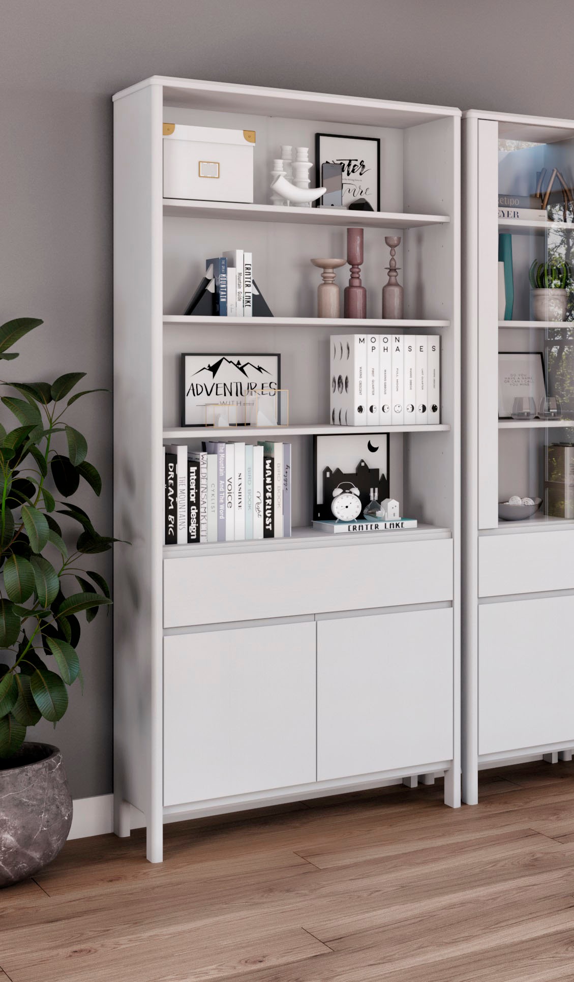 Home affaire Regal »Luven«, Breite 82 cm, Massivholz günstig online kaufen