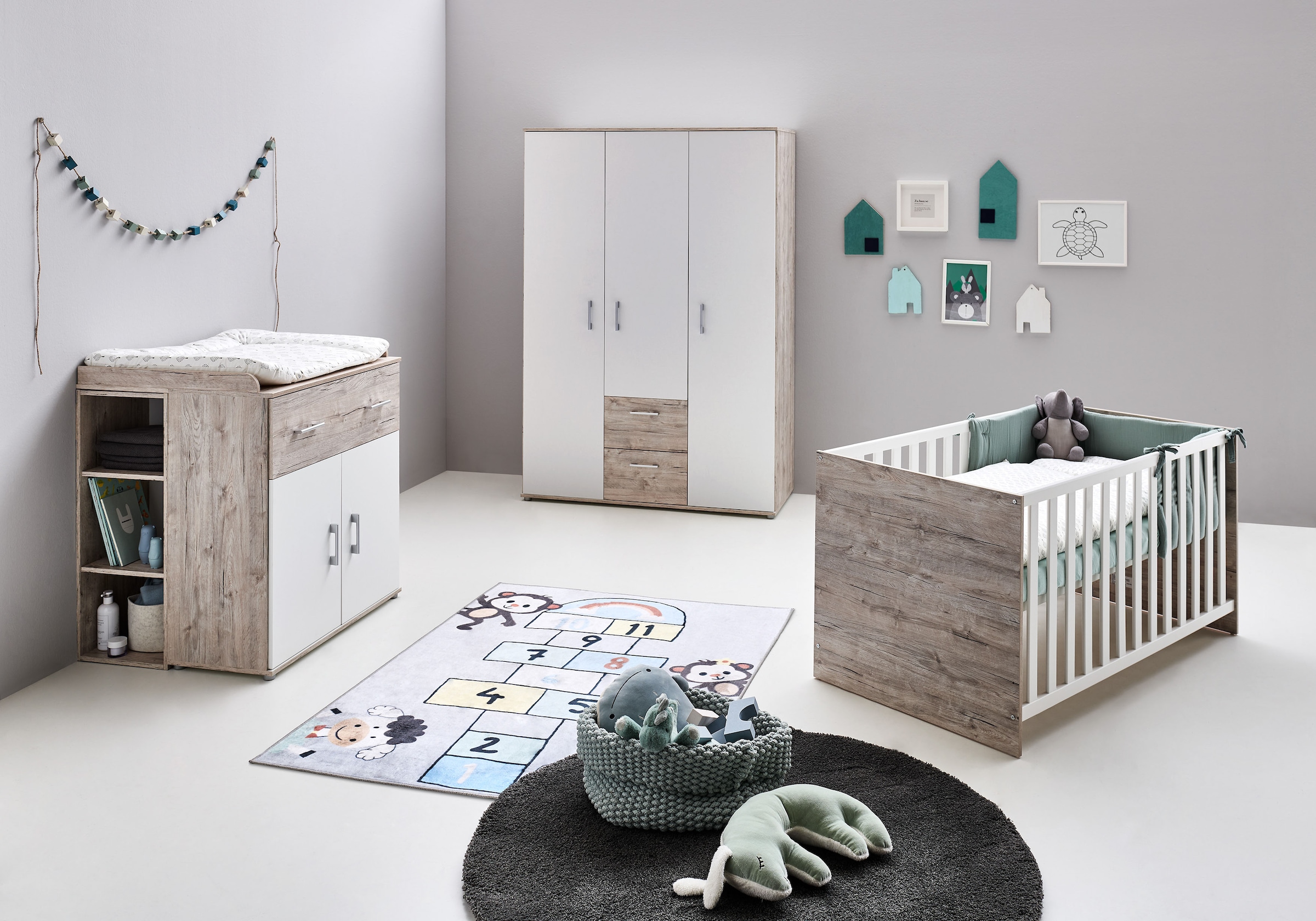 Lüttenhütt Babyzimmer-Komplettset »Rieke«, 4-teilig, mitwachsende Möbel bis günstig online kaufen