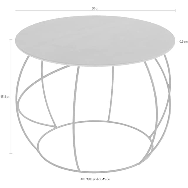 Henke Möbel Beistelltisch, Tischplatte aus hochwertiger Keramik auf  Rechnung kaufen