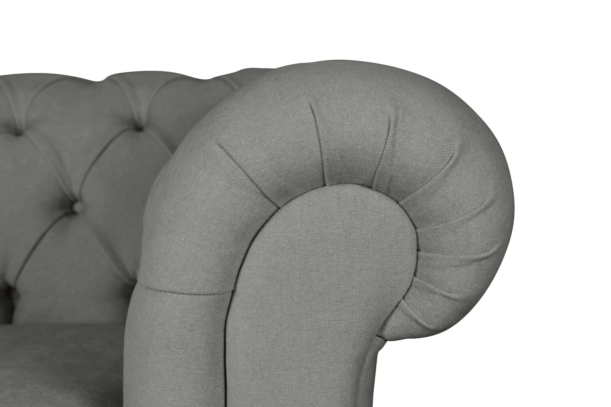 Home affaire Sessel »CHARENTE, Chesterfield, Wellenfederung, Maße B/T/H: 105/89/74 cm«, mit edler Knopfheftung und typischen Armlehnen