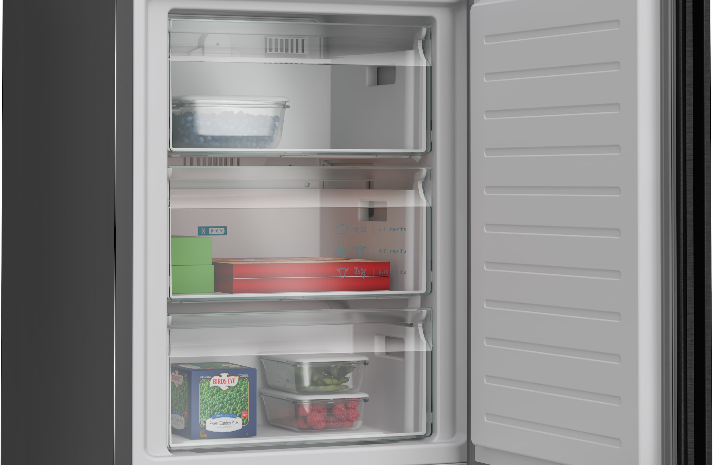 SIEMENS Kühl-/Gefrierkombination iQ500 »KG39NAXAG« 203 cm hoch 60 cm breit hyperFresh System für frisches Obst und Gemüse sowie Total noFrost