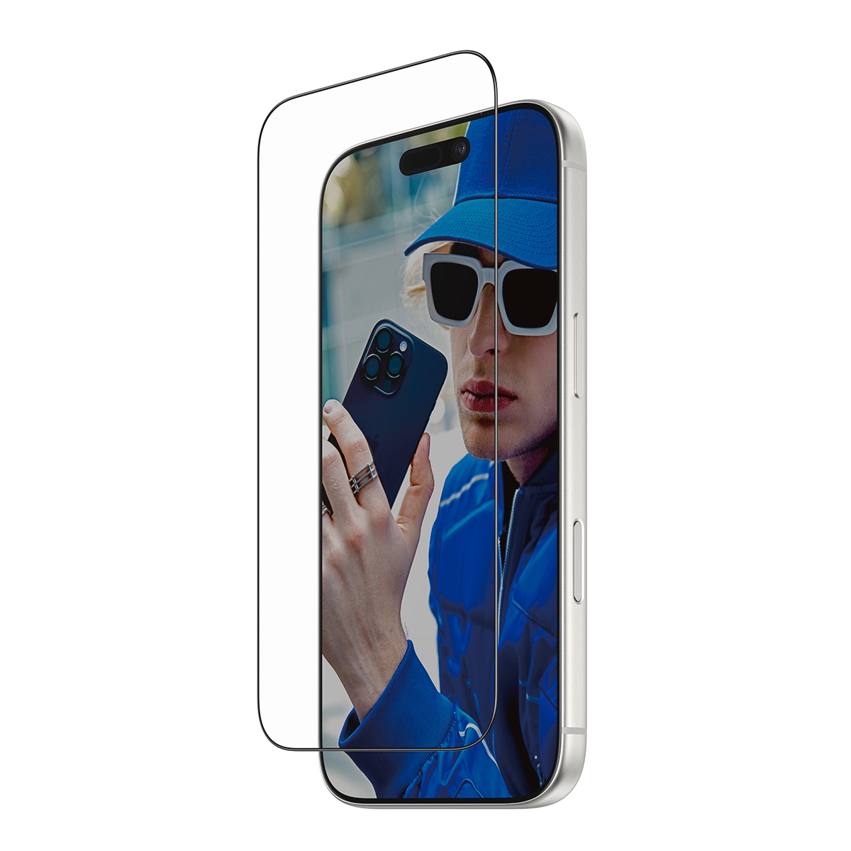 CARE by PanzerGlass Displayschutzglas »Ultra-Wide Fit Screen Protector FASTFIT IN-A-BOX«, für Apple iPhone 17 Pro, Displayschutzfolie, Schutzfolie, Bildschirmschutz, kratz- & stoßfest