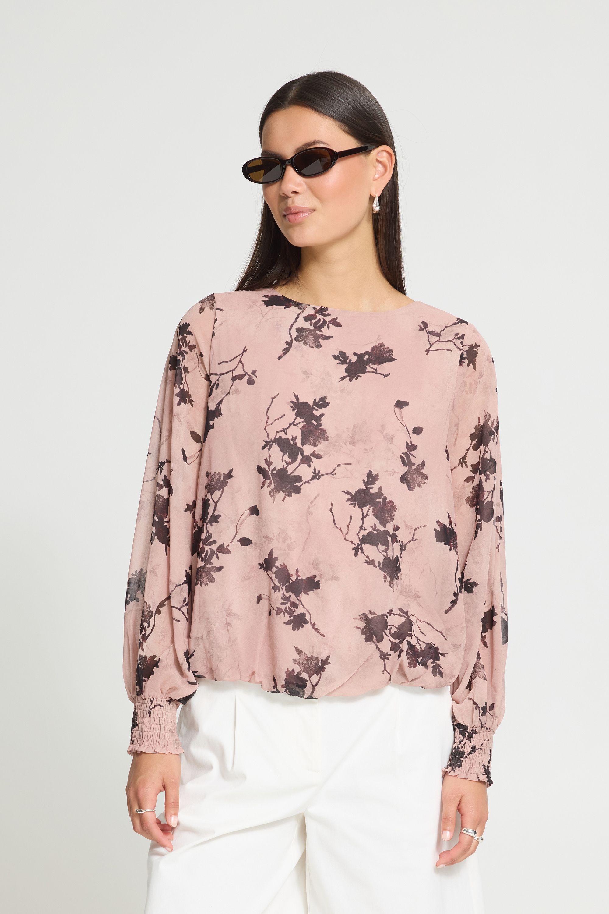 b.young Blusentop »Damen Bluse langarm BYXIMMA«