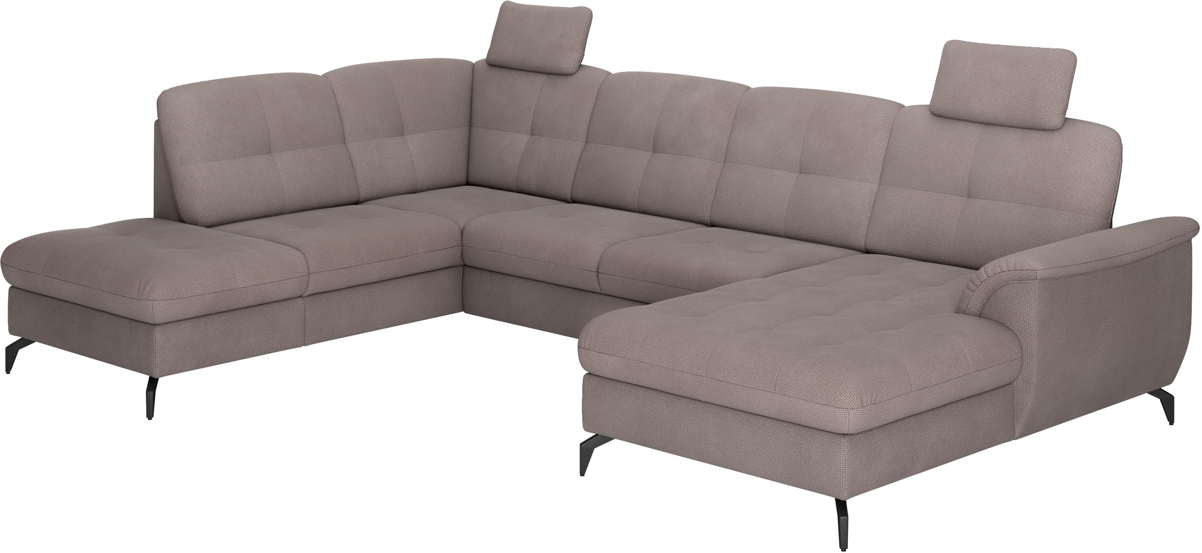 sit&more Wohnlandschaft »Zora U-Form«, wahlweise mit Bettfunktion und Bettkasten