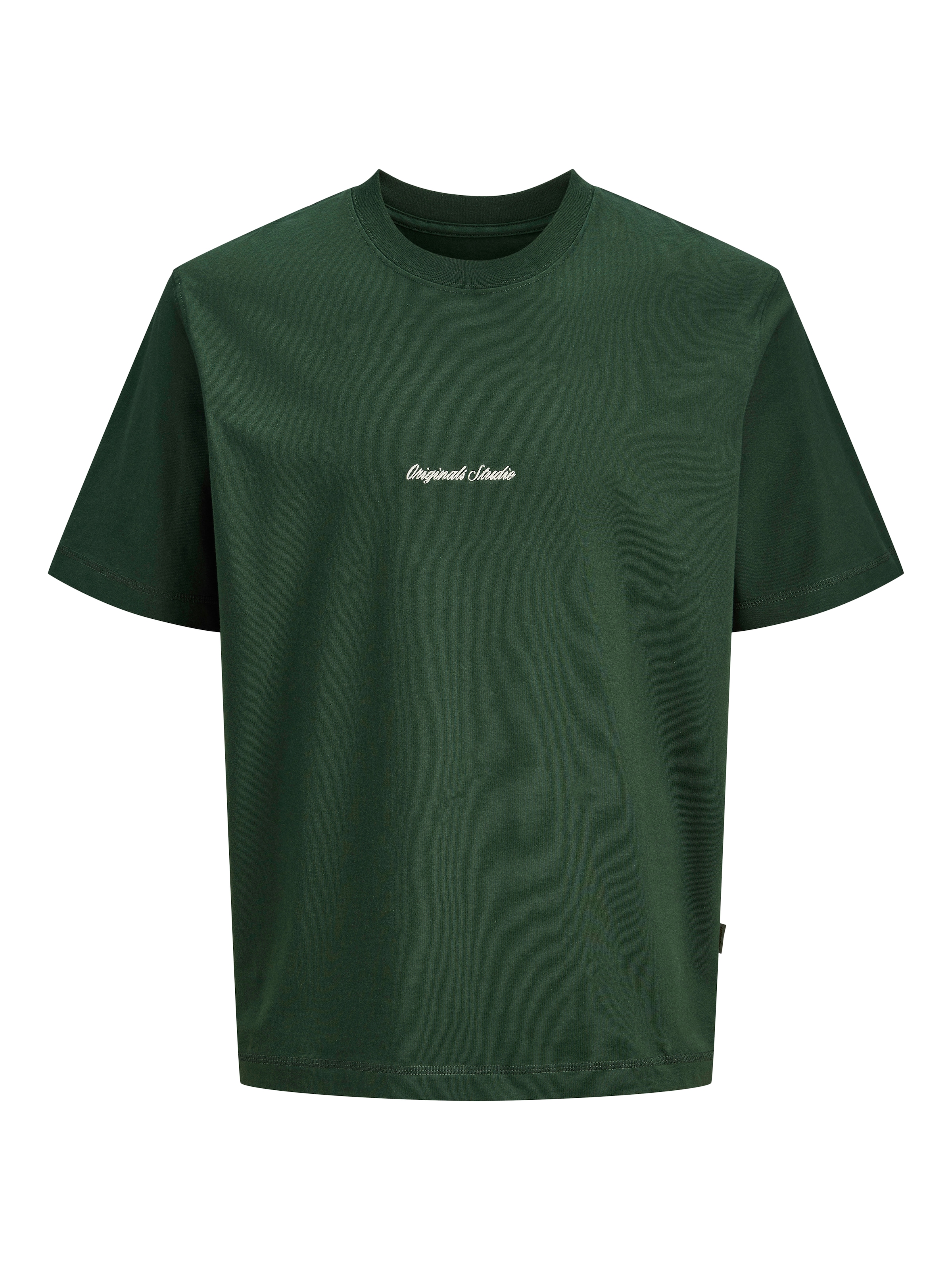 Jack & Jones Rundhalsshirt »JORNORREBRO EMB TEE SS CREW NECK NOOS« Baumwolle, locker geschnitten