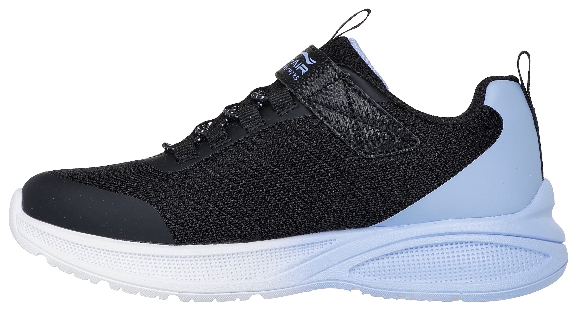 Skechers Sneaker »MICROSPEC MAX ADVANCE«, Slip-OnSneaker, Klettverschluss,S-Logo, Größenschablone zum Download